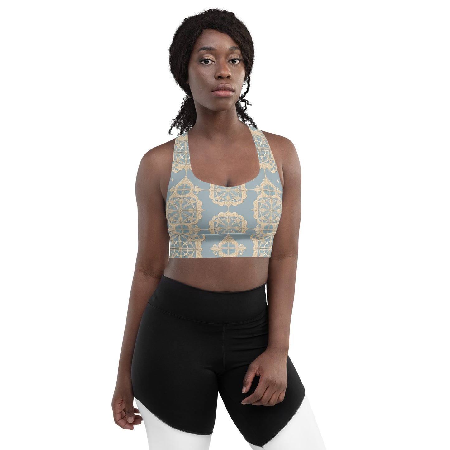 Longline sports bra