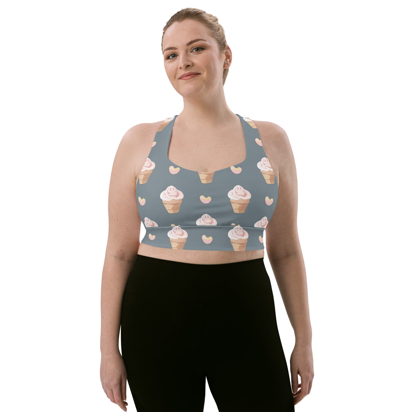 Longline sports bra