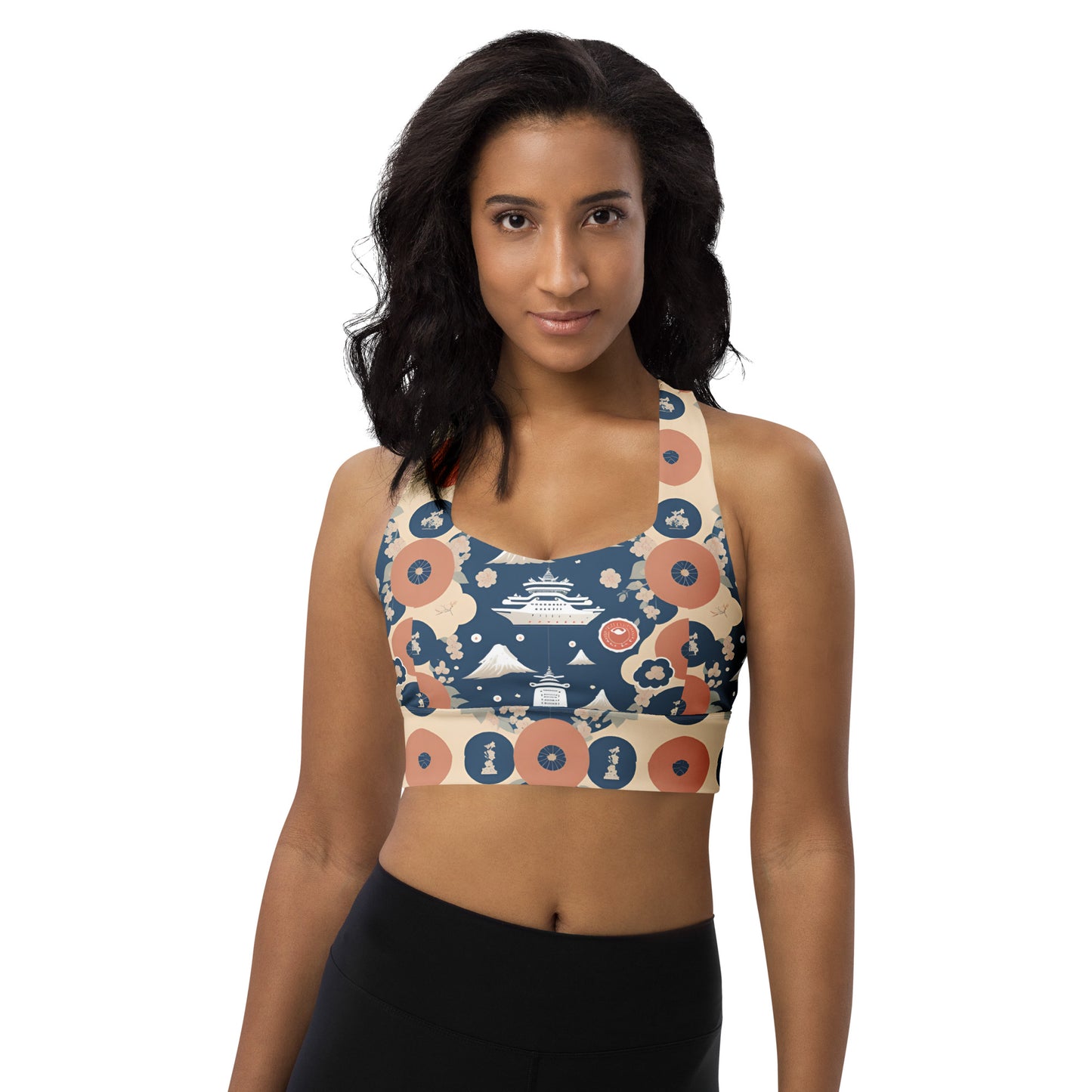 Longline sports bra