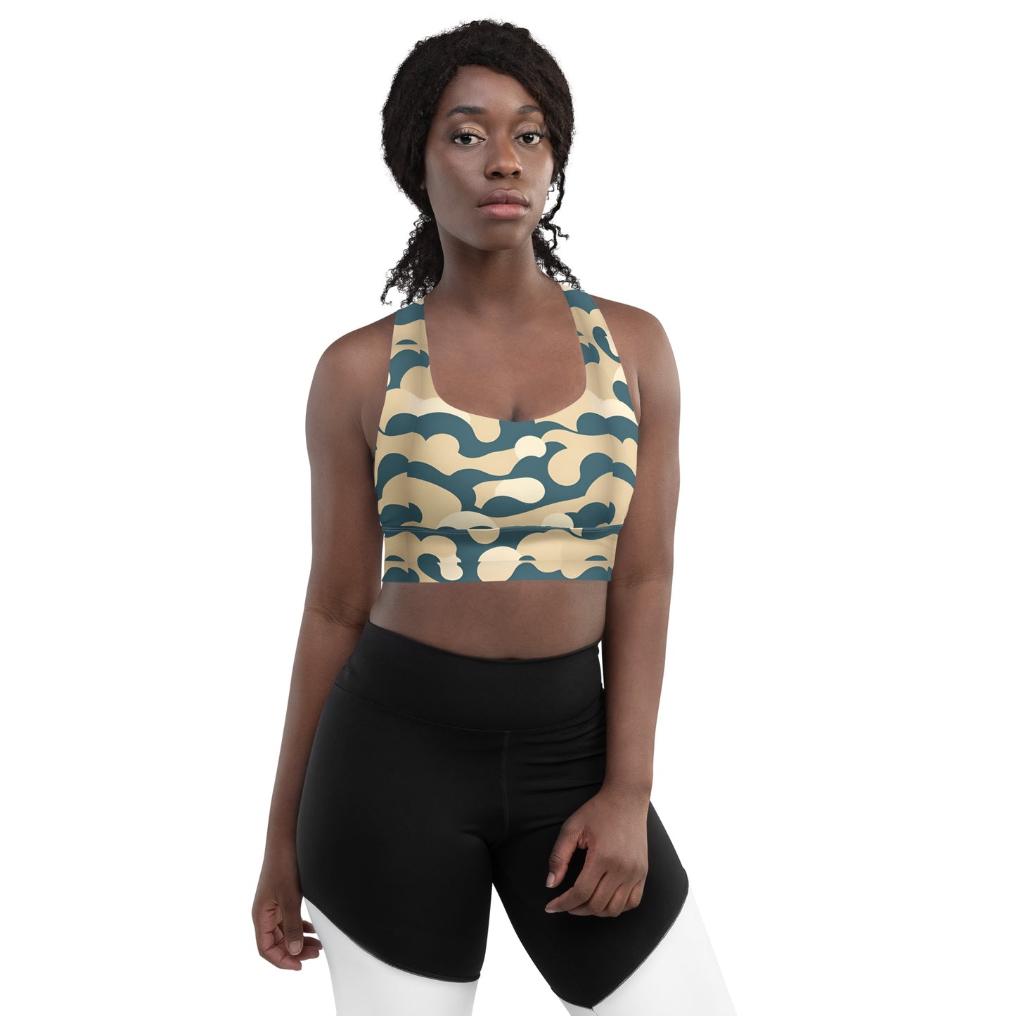 Longline sports bra