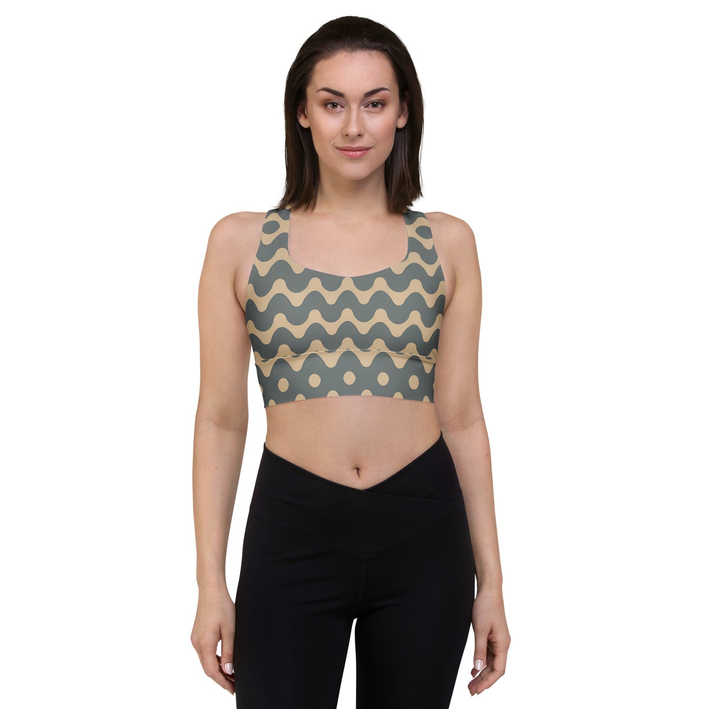 Longline sports bra