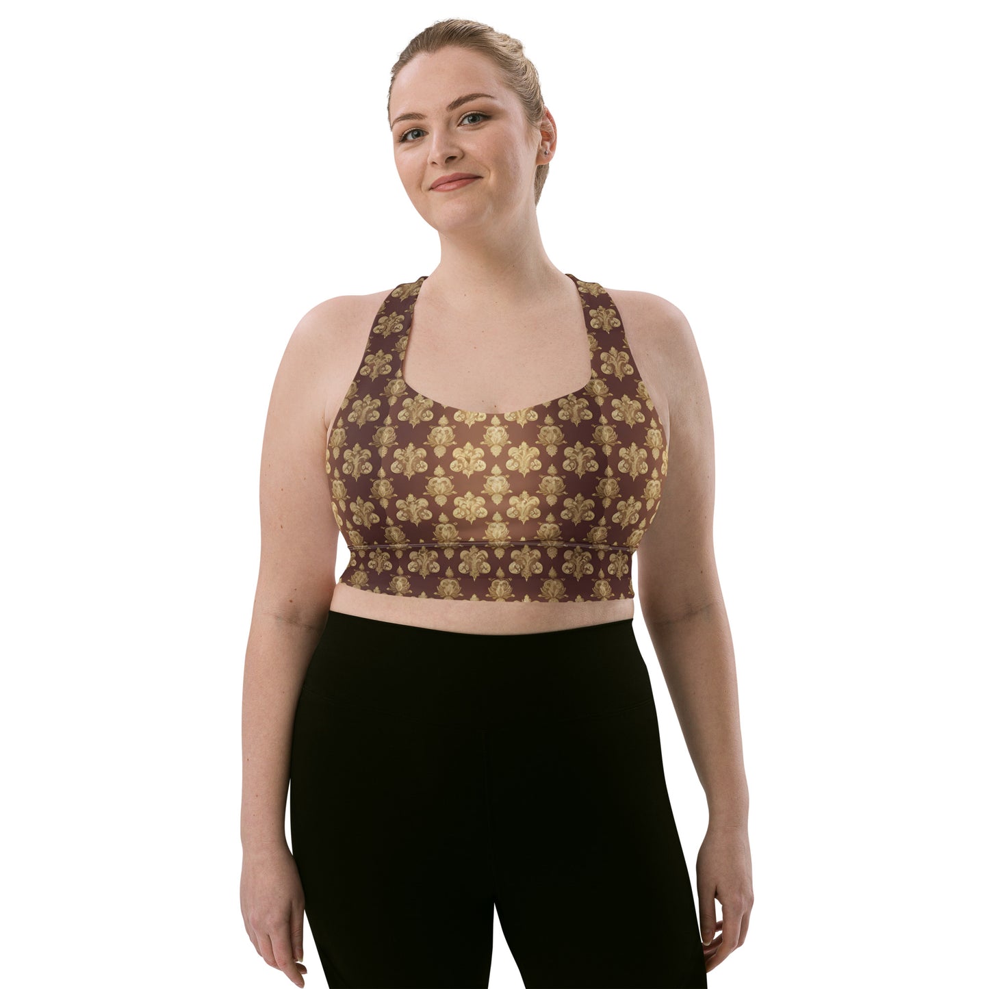 Longline sports bra