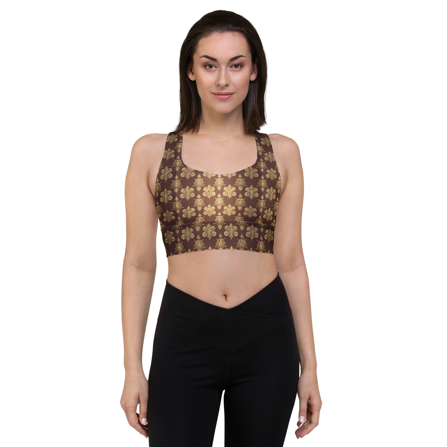 Longline sports bra