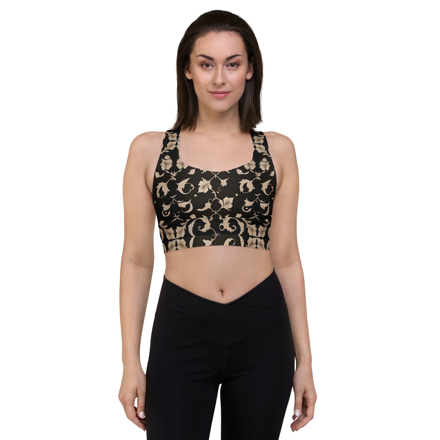 Longline sports bra