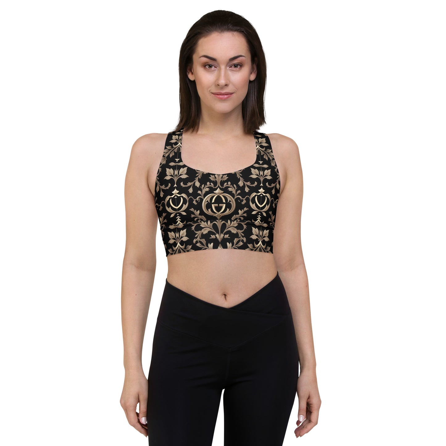 Longline sports bra