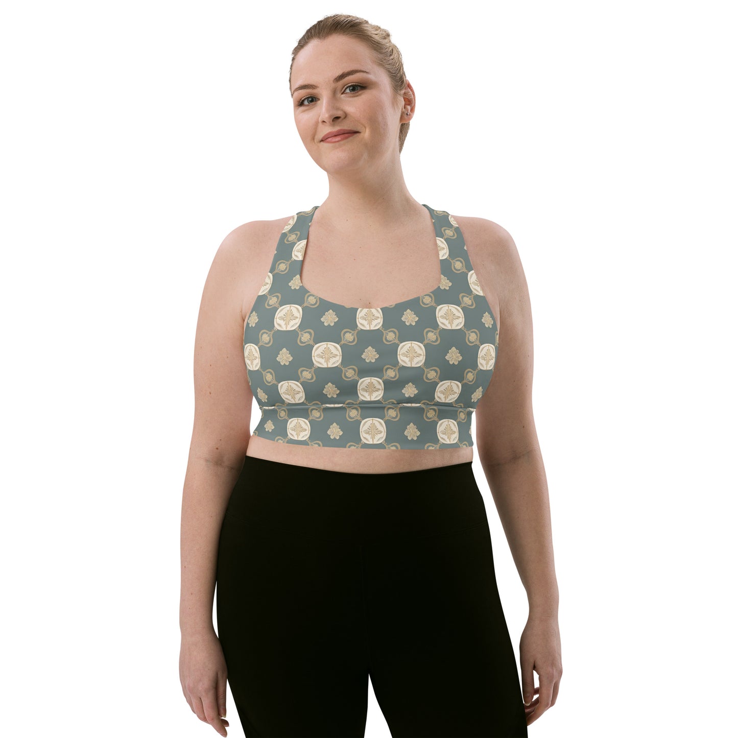 Longline sports bra