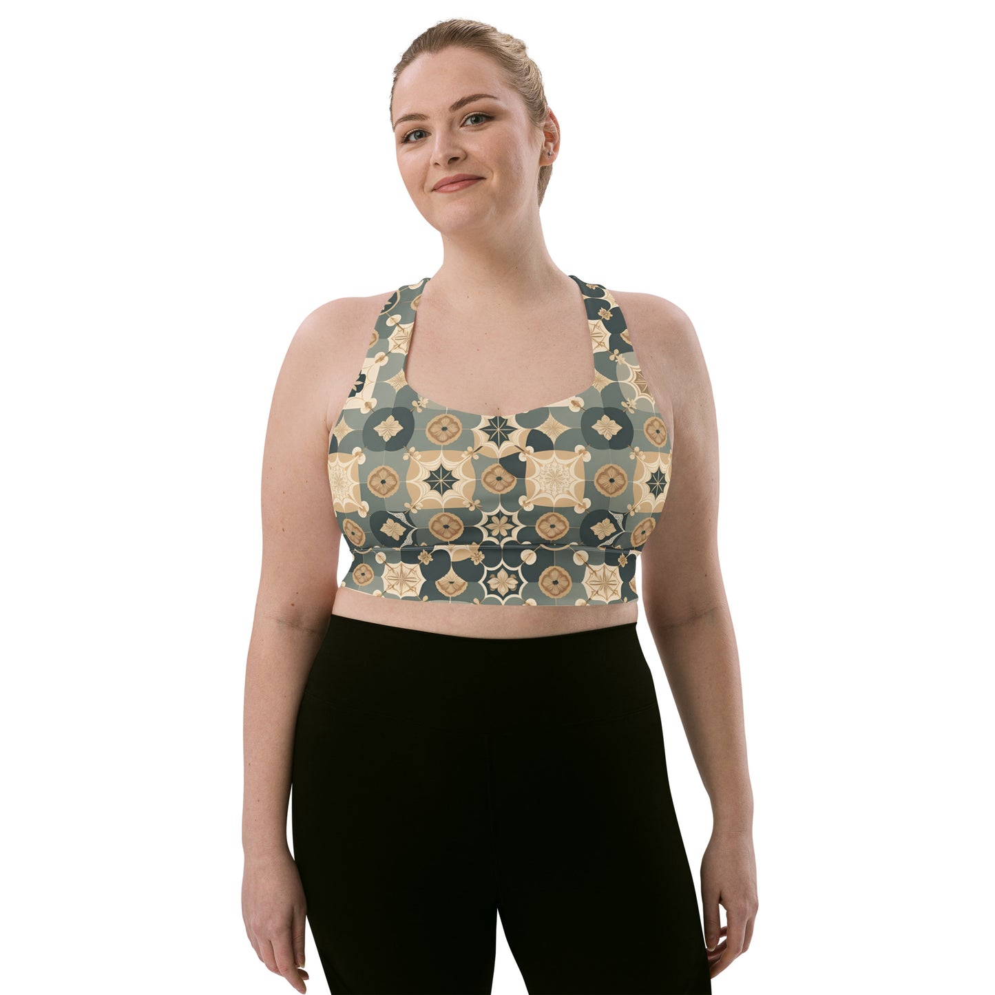 Longline sports bra