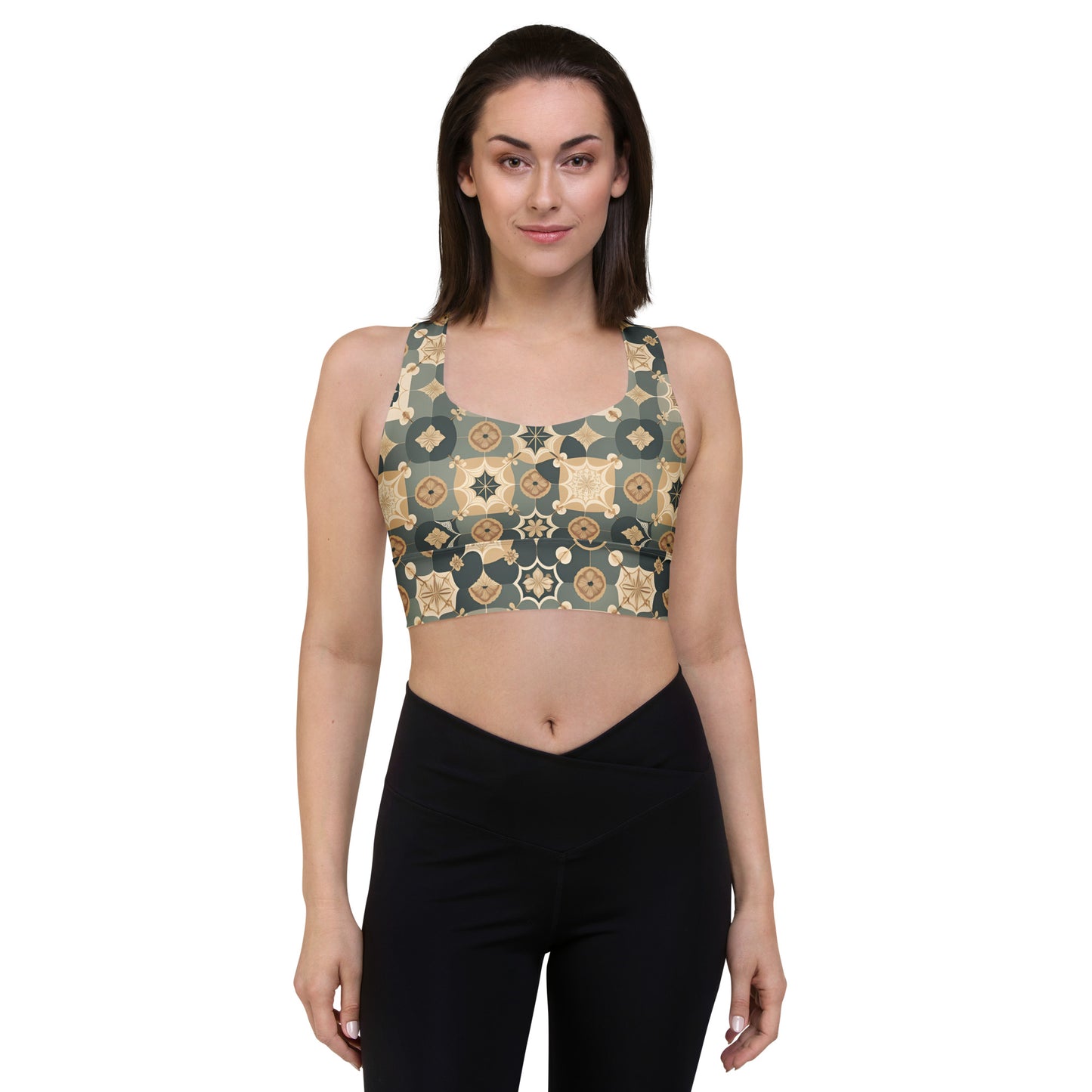 Longline sports bra