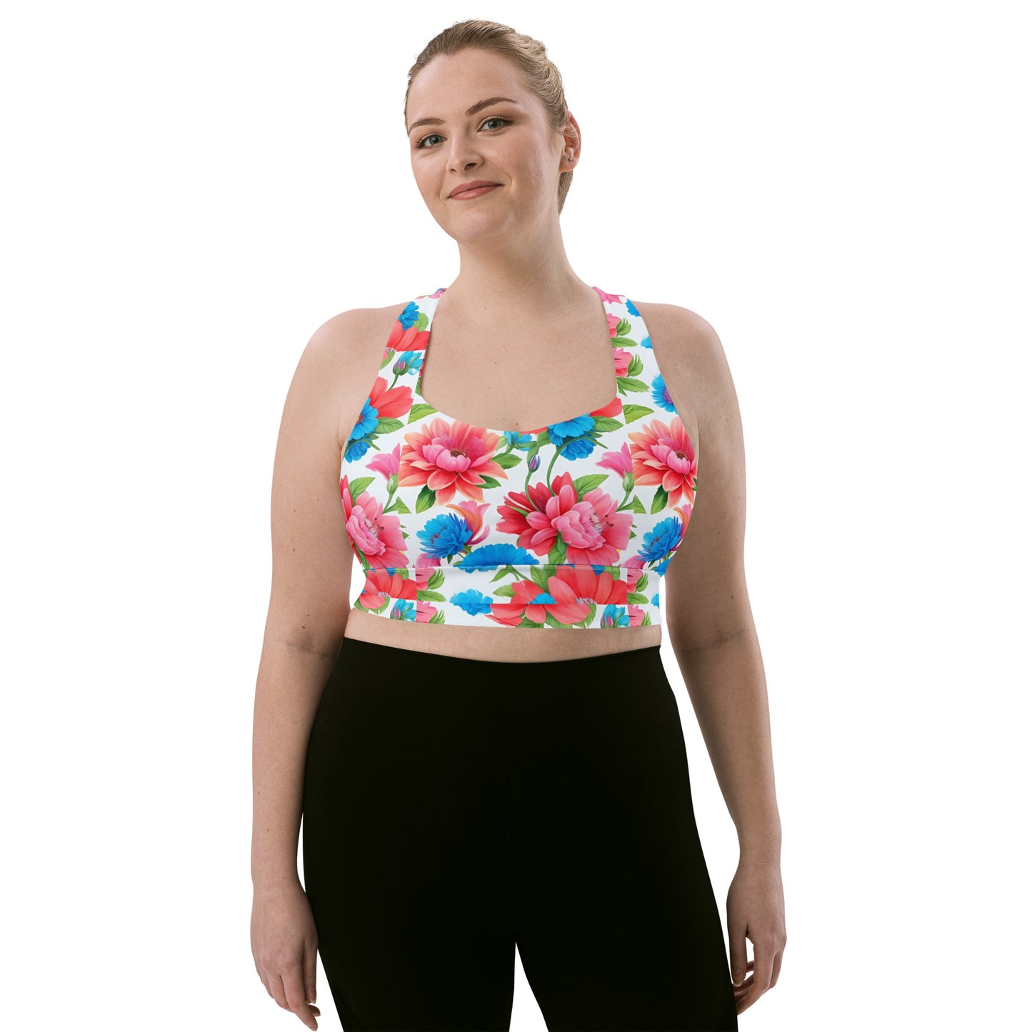 Longline sports bra