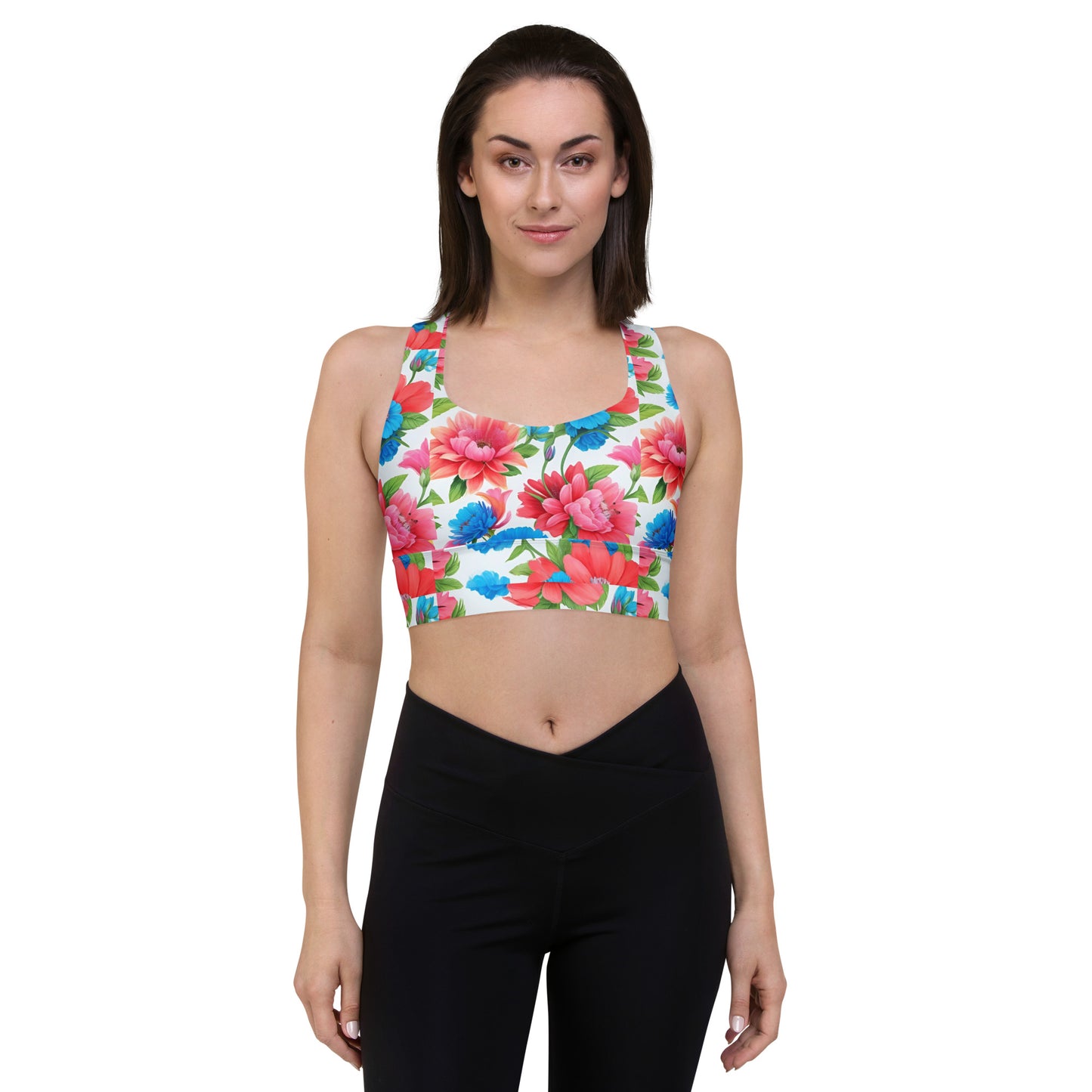 Longline sports bra