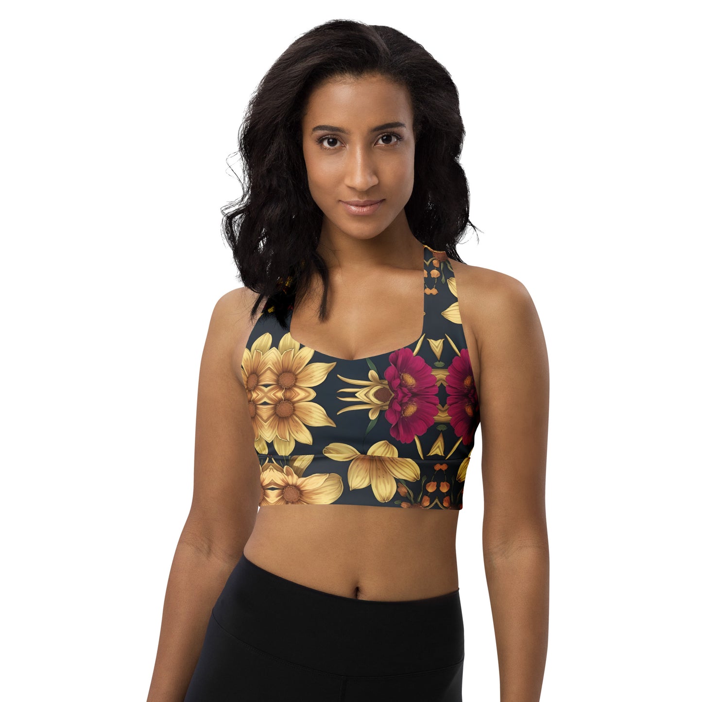 Longline sports bra