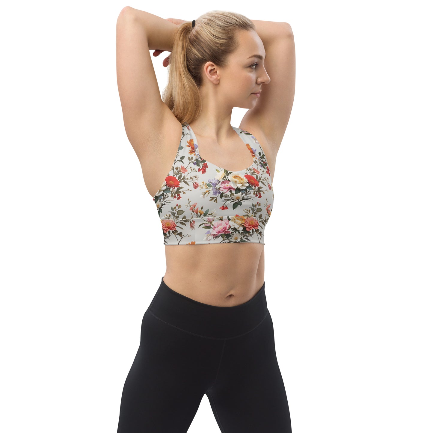 Longline sports bra