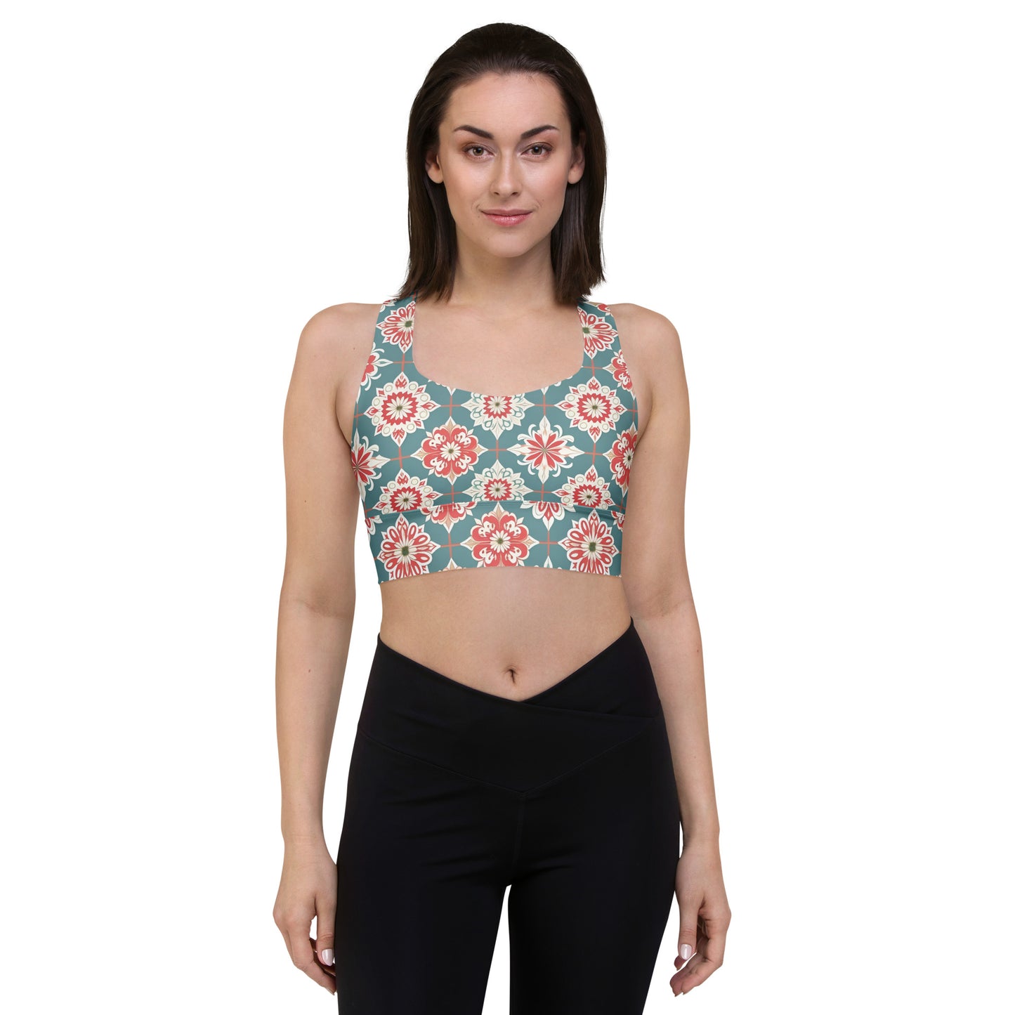 Longline sports bra