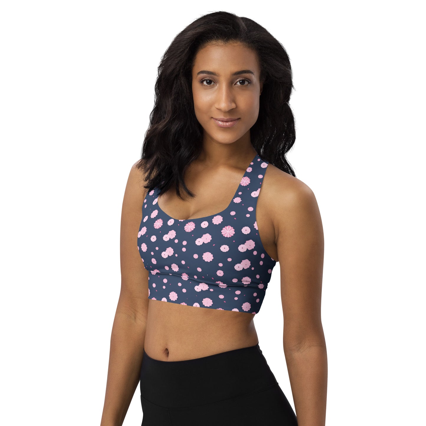 Longline sports bra