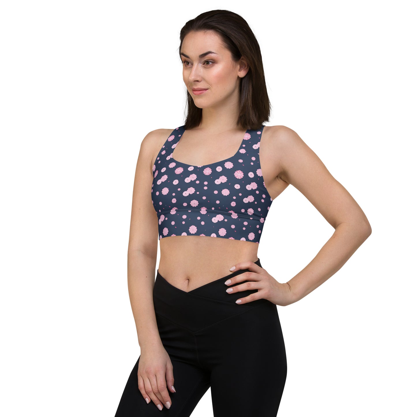 Longline sports bra