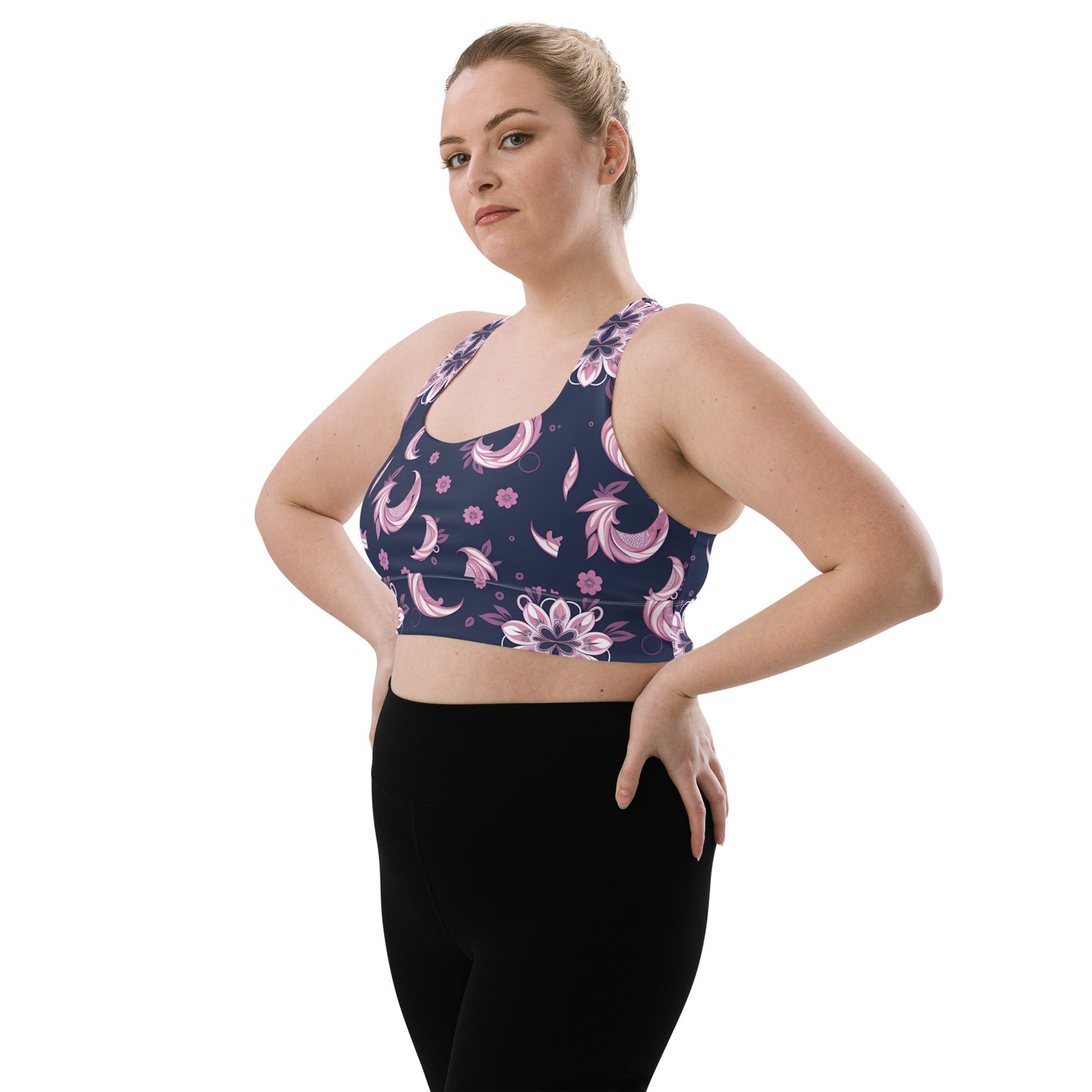 Longline sports bra