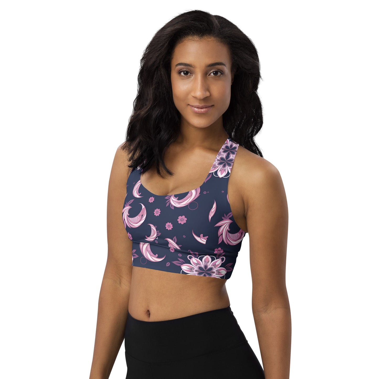 Longline sports bra