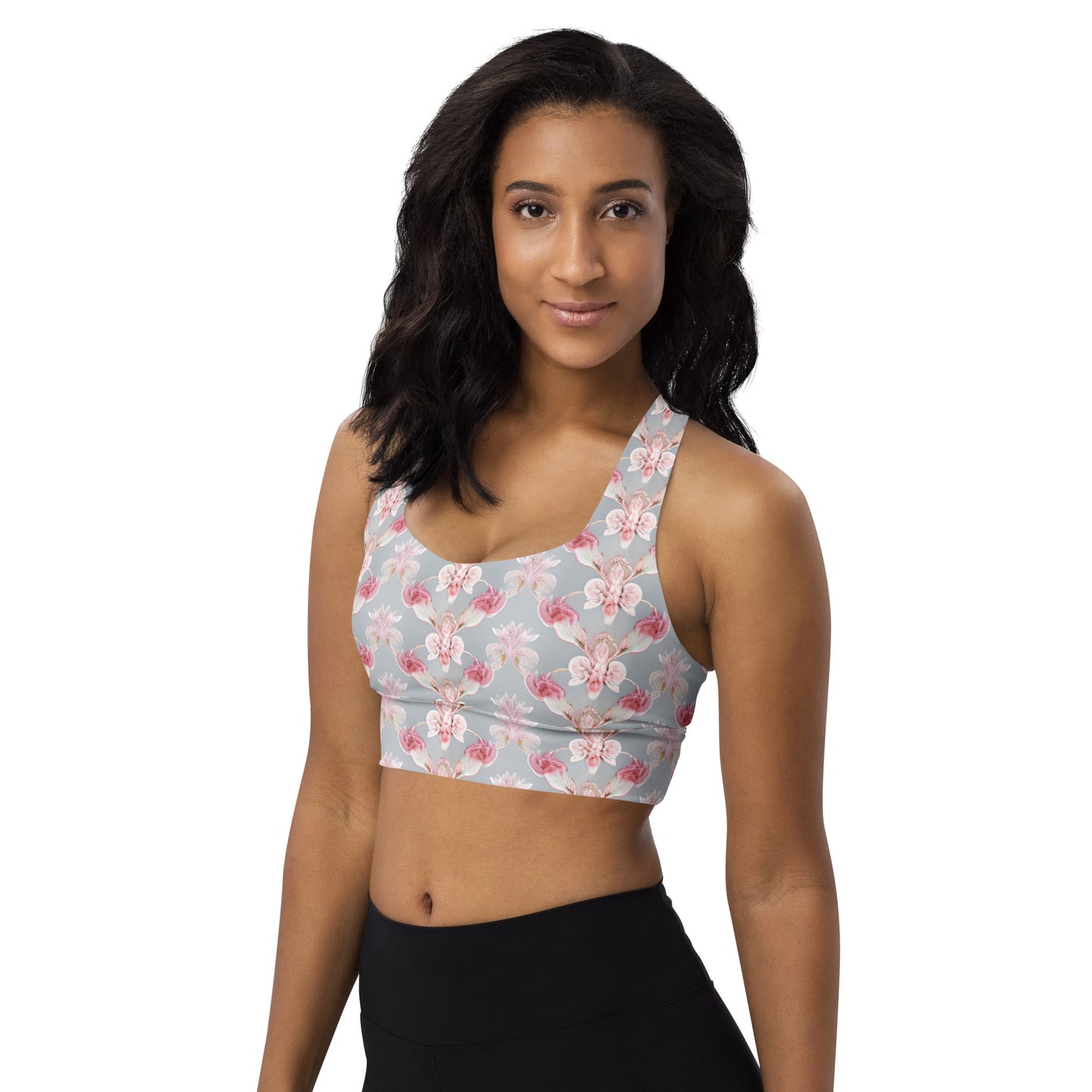 Longline sports bra