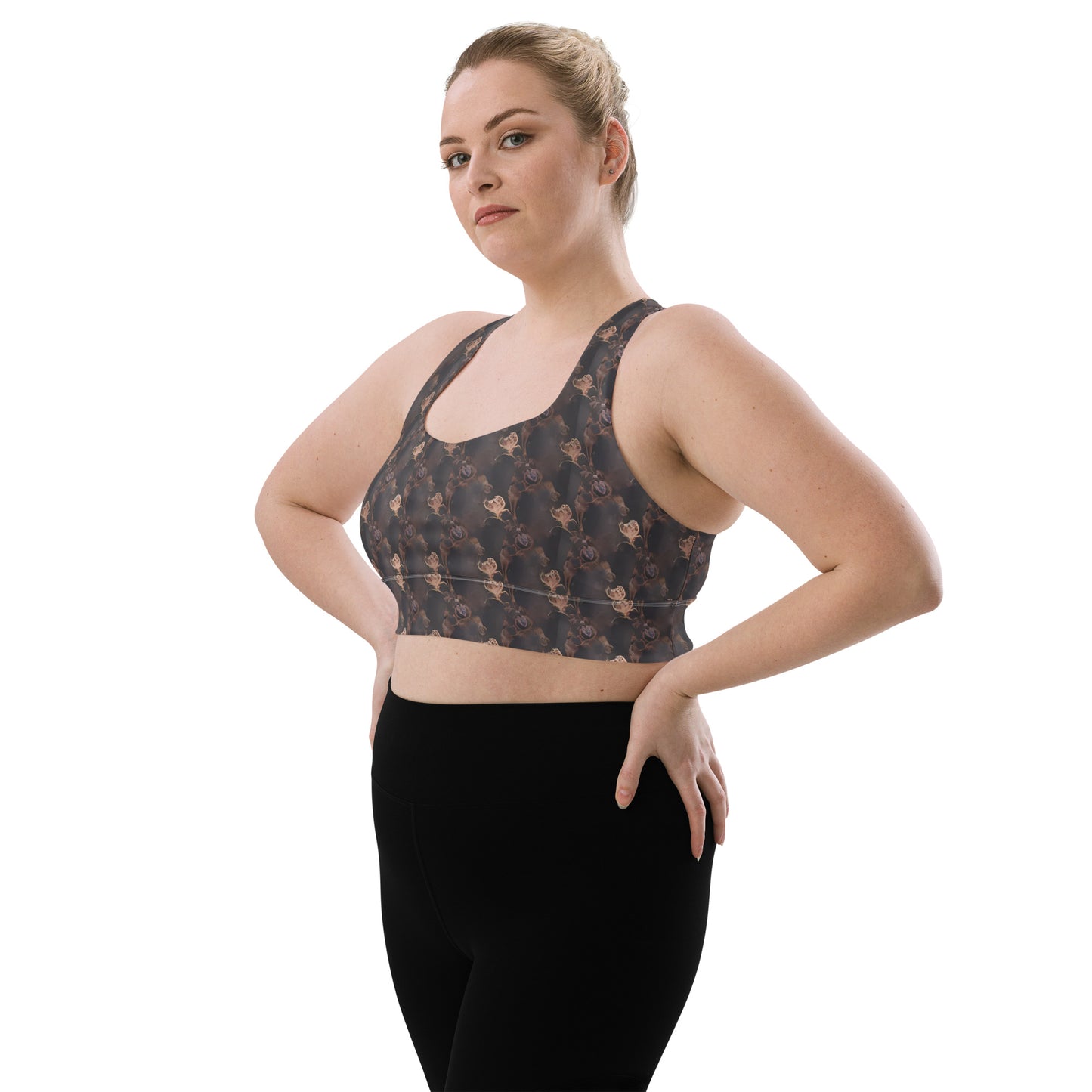 Longline sports bra