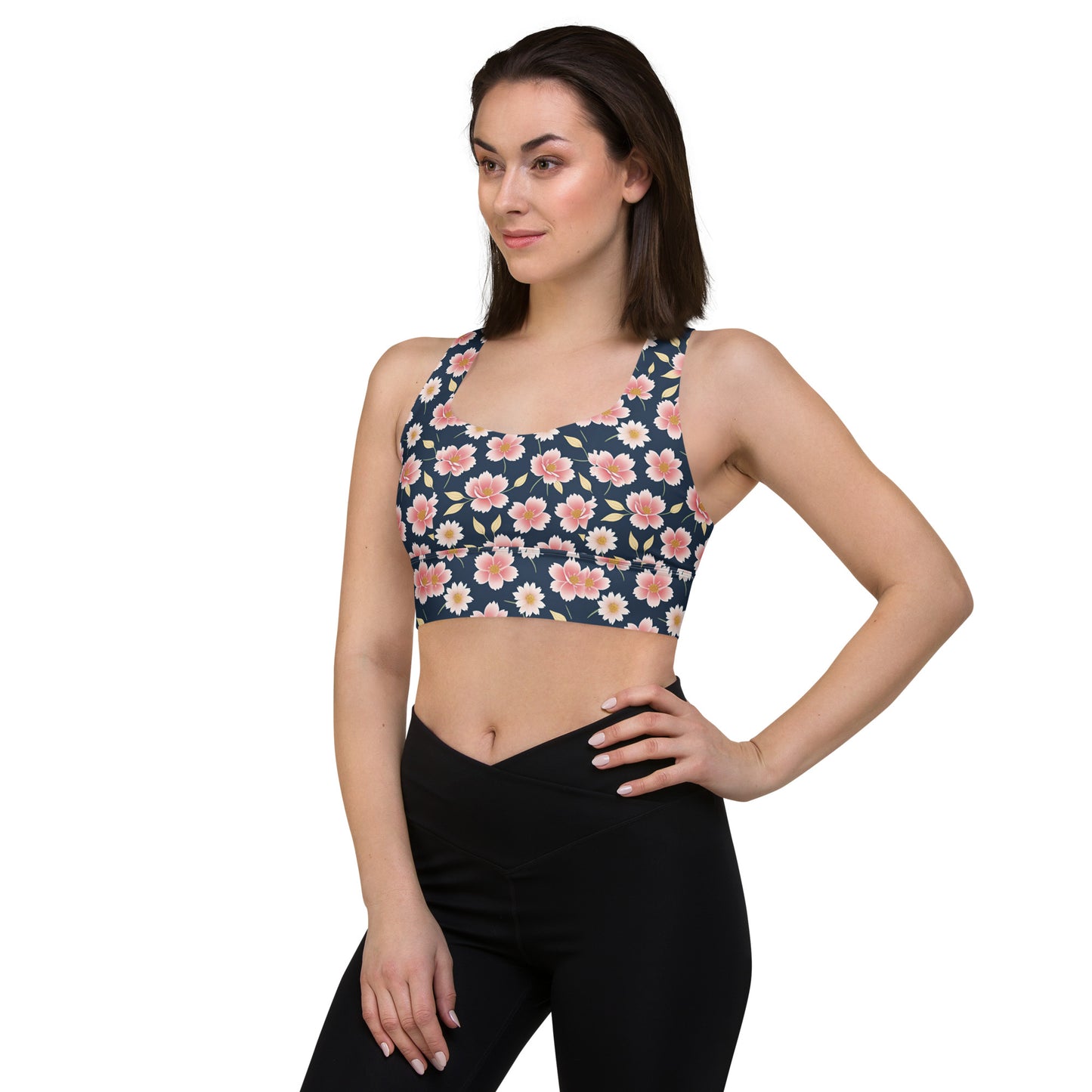 Longline sports bra