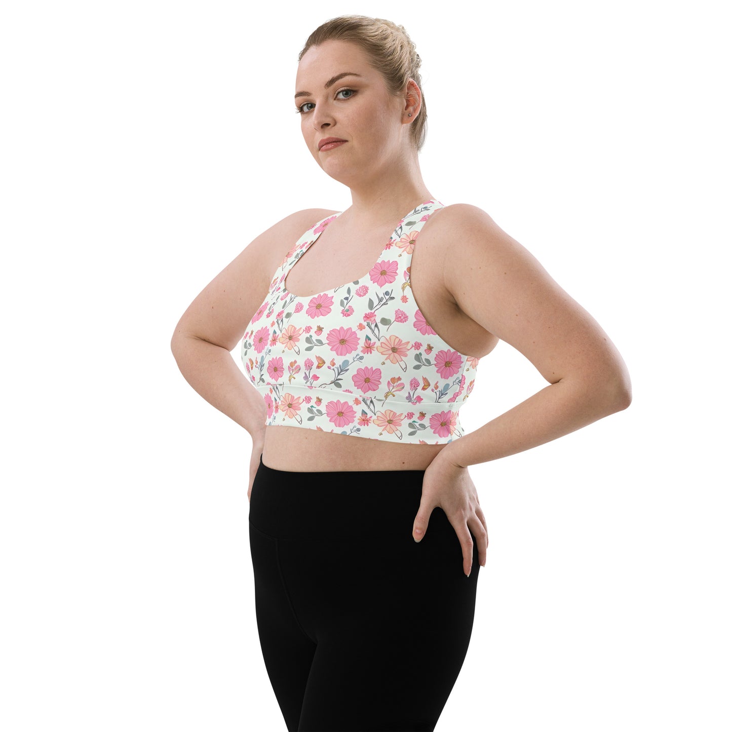 Longline sports bra