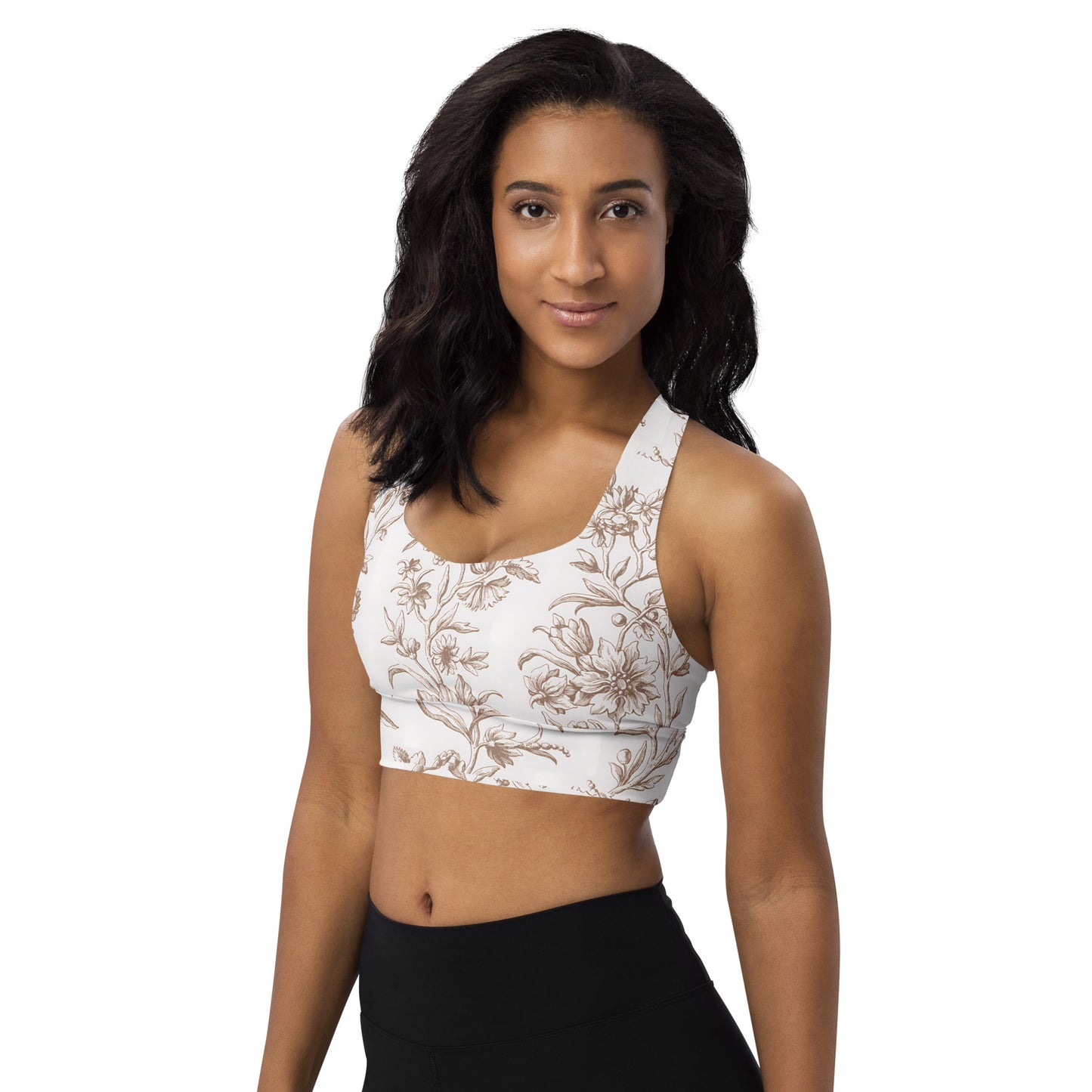 Longline sports bra