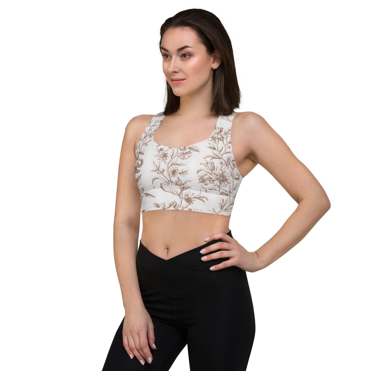 Longline sports bra