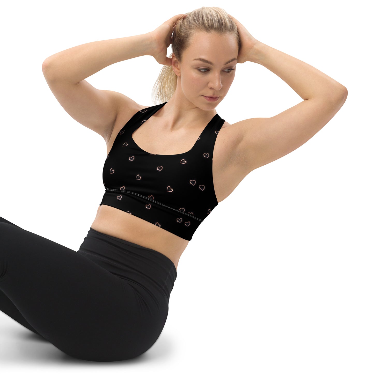 Longline sports bra