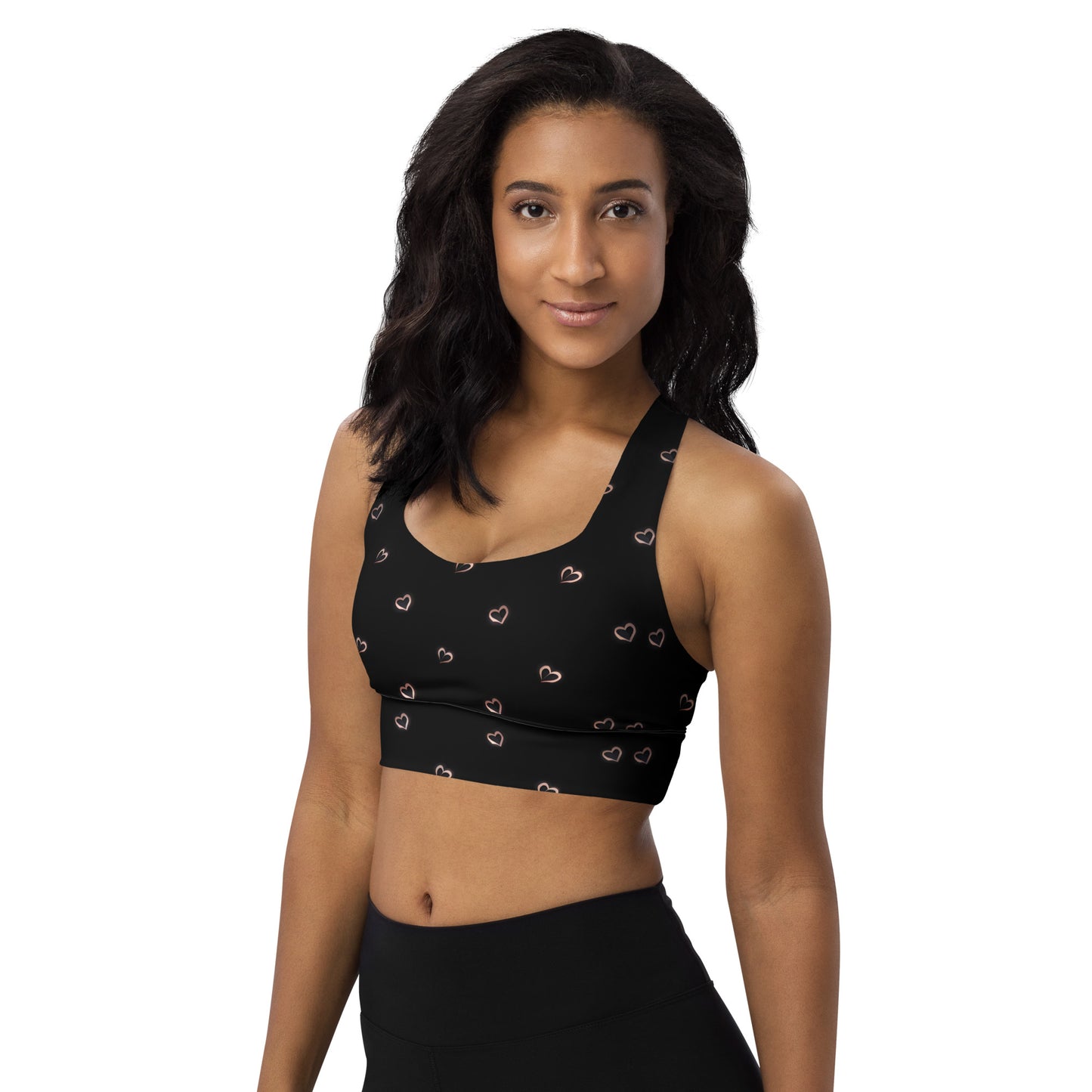 Longline sports bra