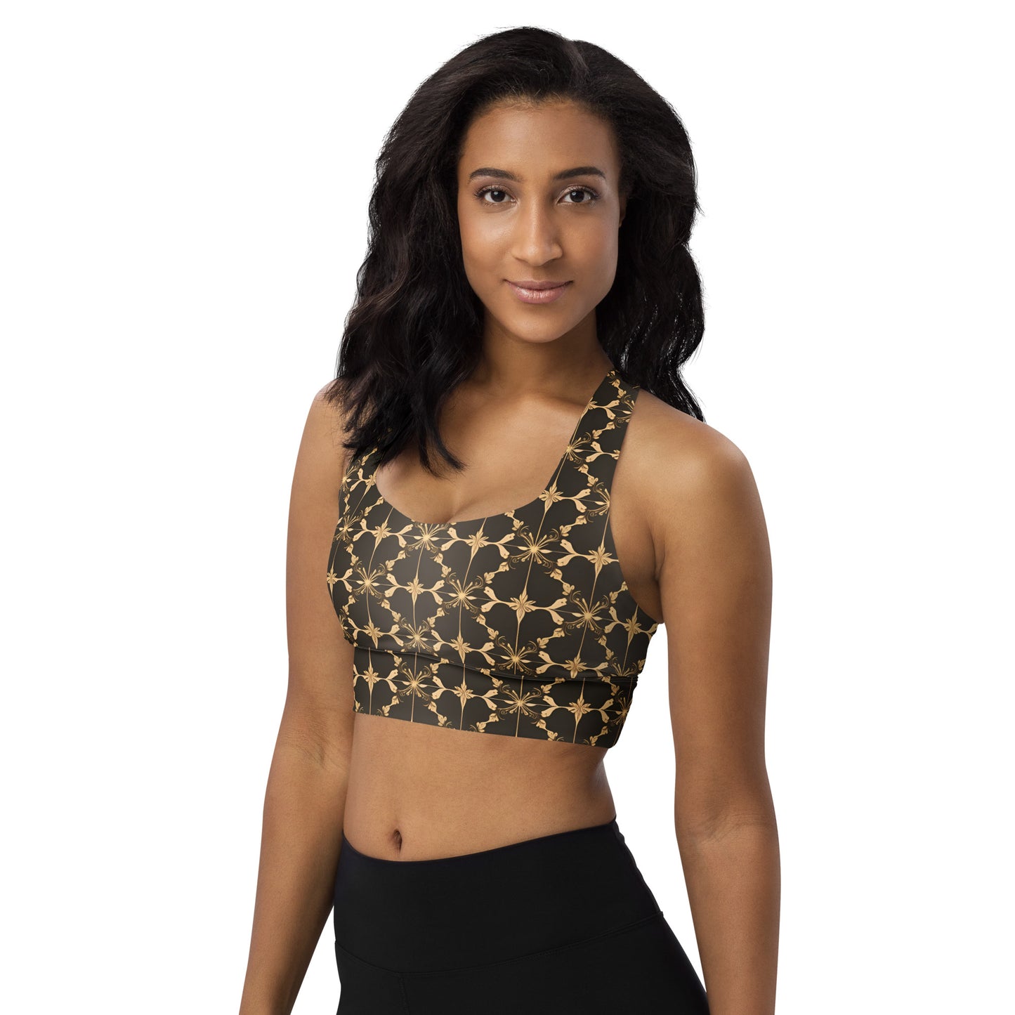 Longline sports bra