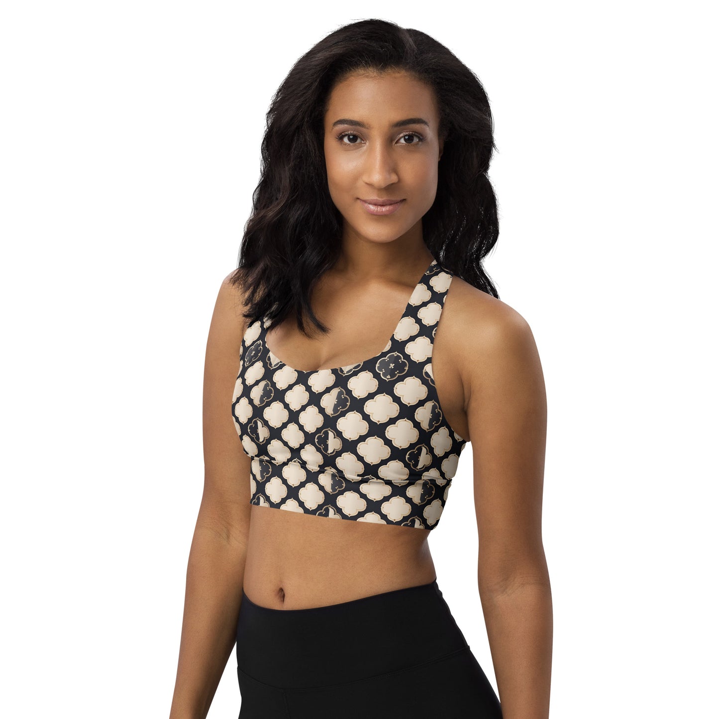 Longline sports bra