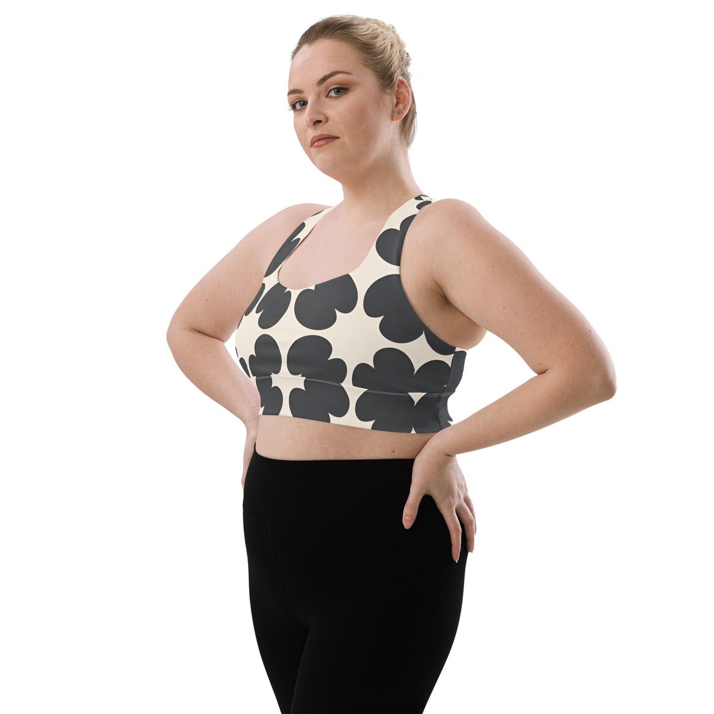 Longline sports bra