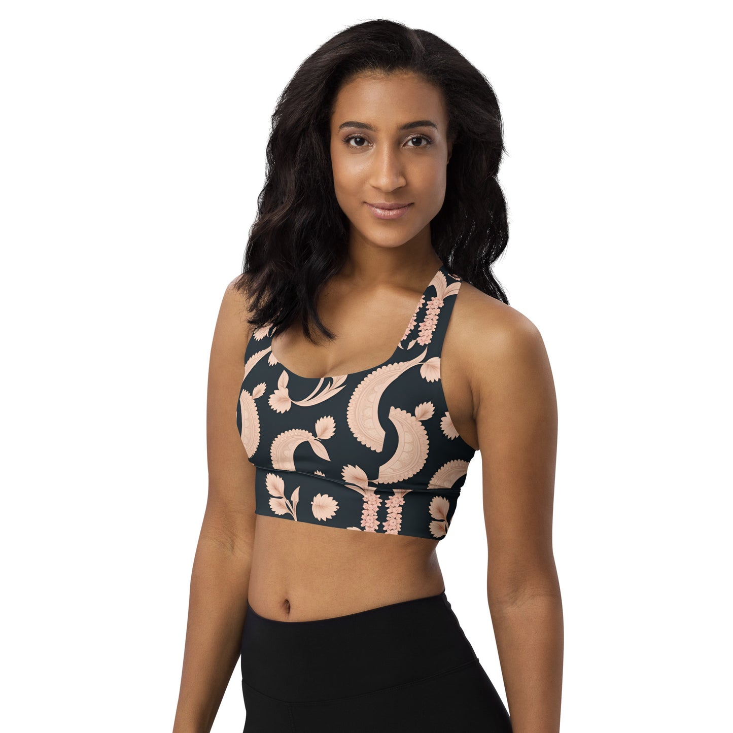 Longline sports bra