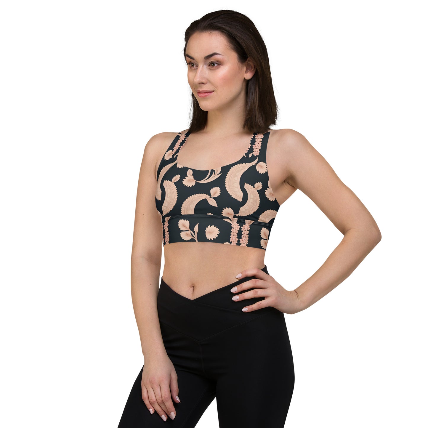 Longline sports bra