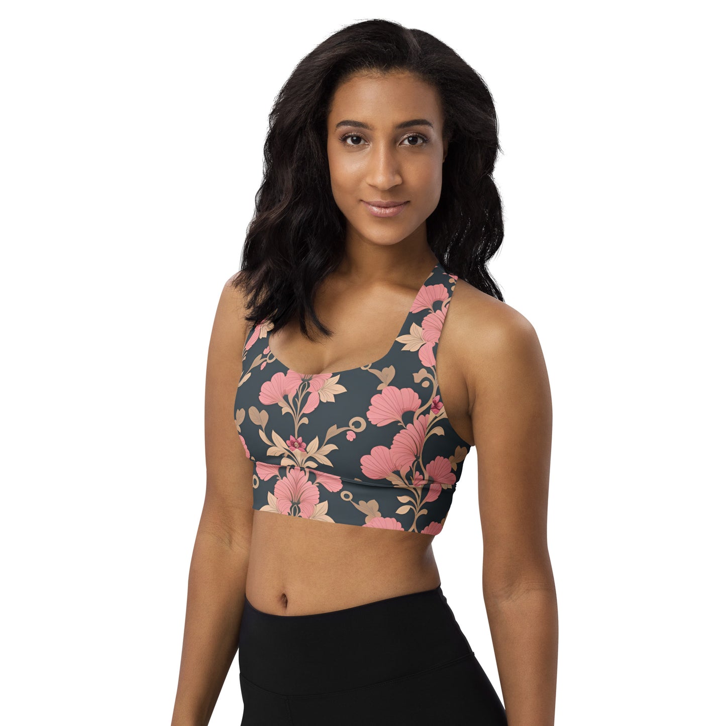 Longline sports bra