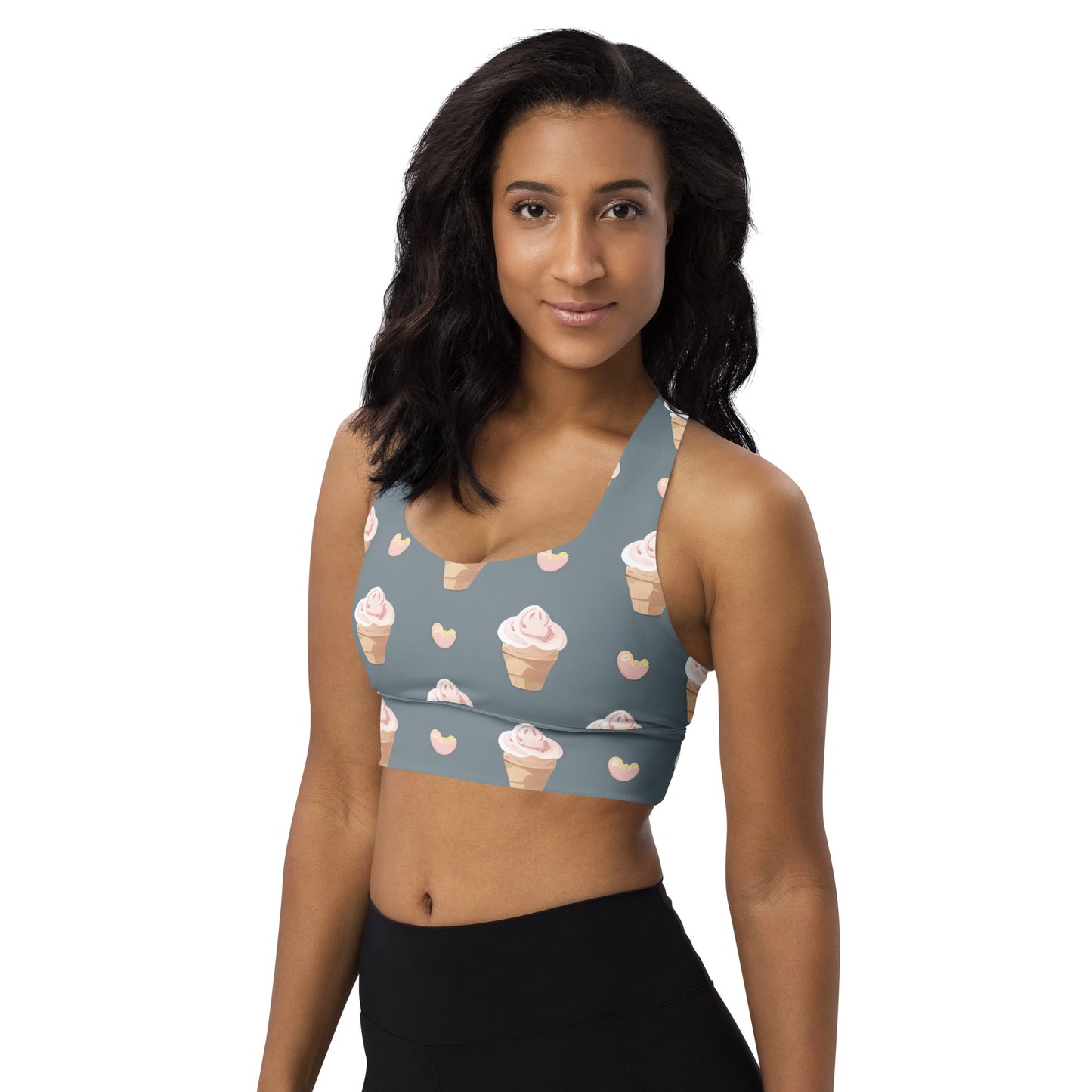 Longline sports bra