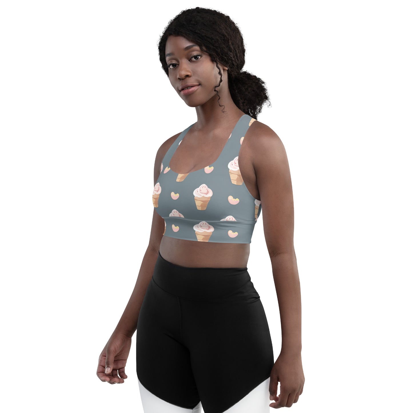 Longline sports bra