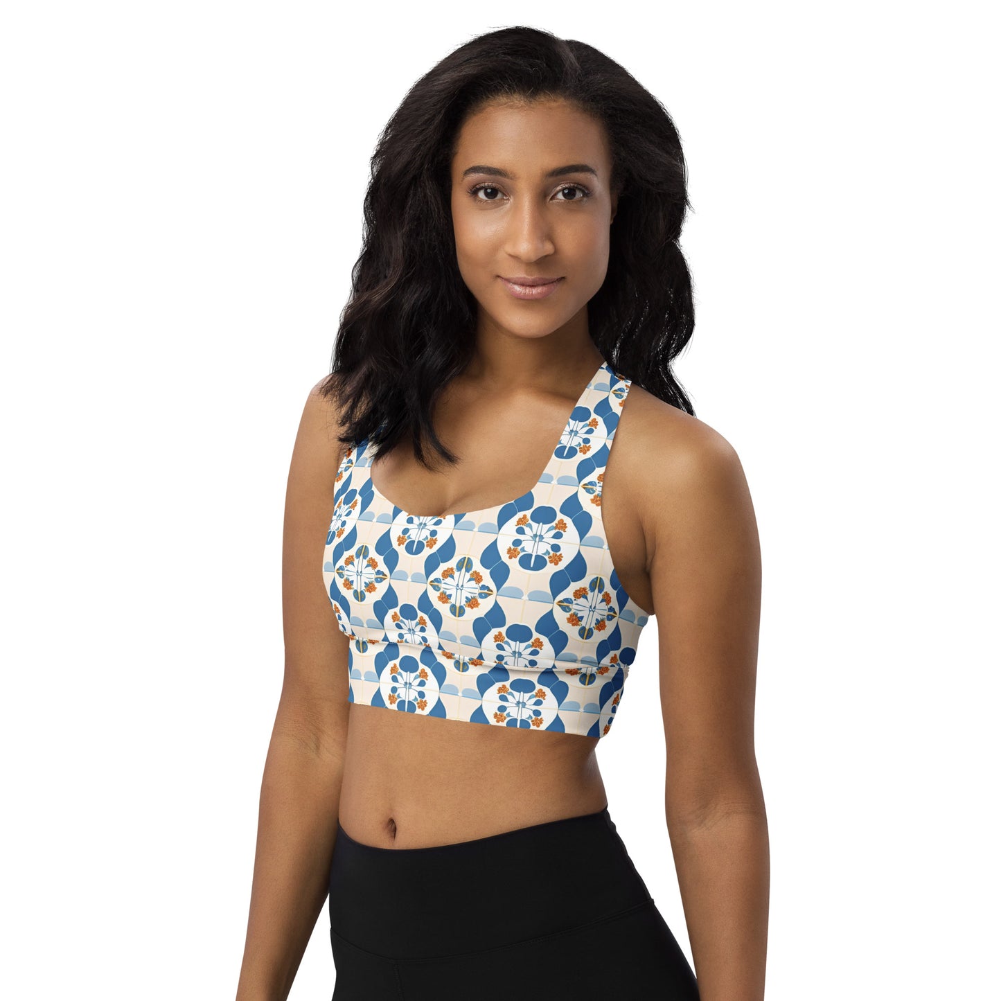 Longline sports bra