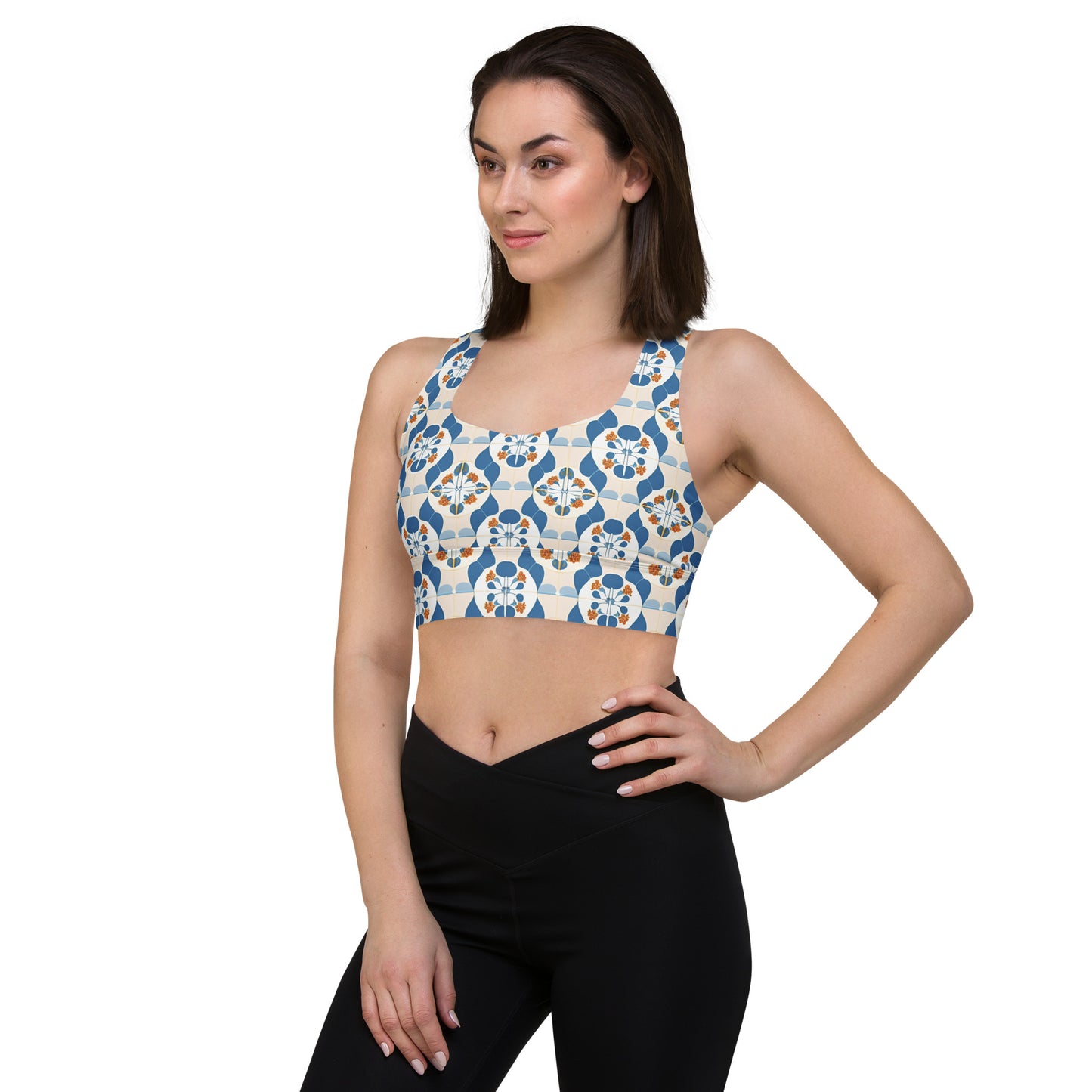 Longline sports bra