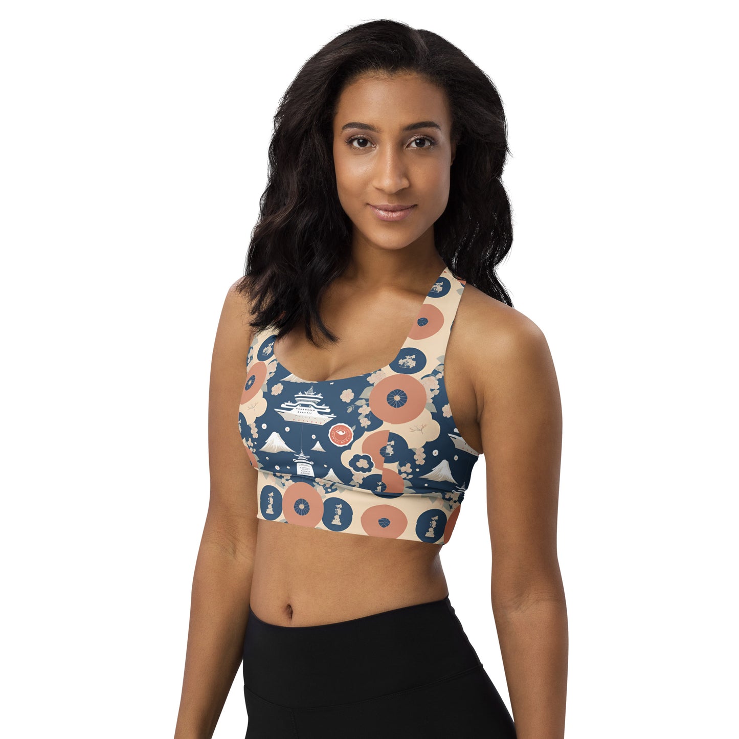 Longline sports bra