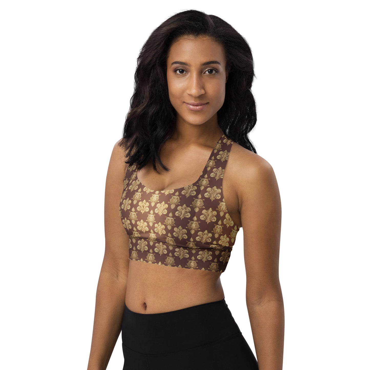 Longline sports bra