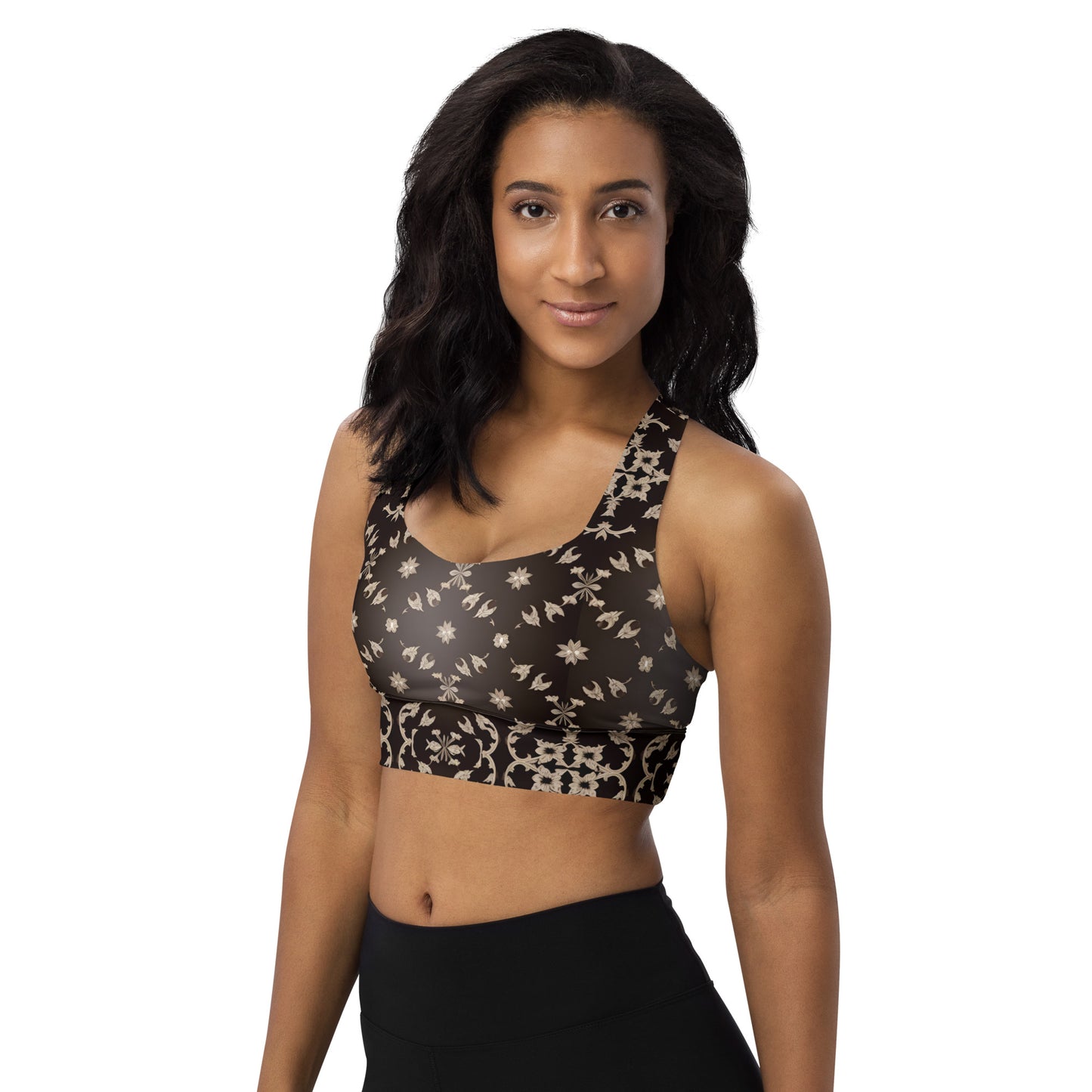 Longline sports bra