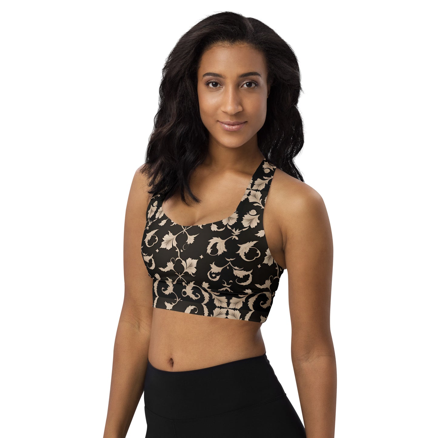 Longline sports bra