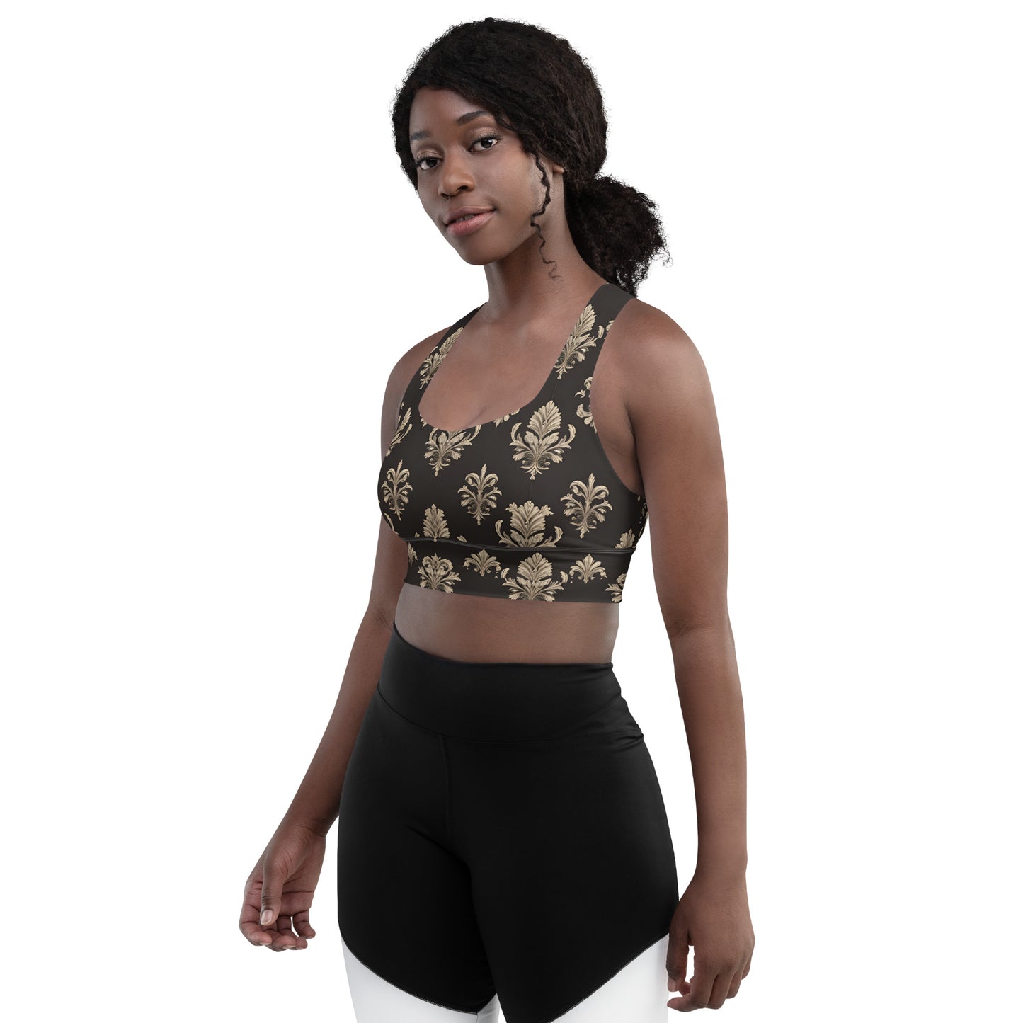 Longline sports bra