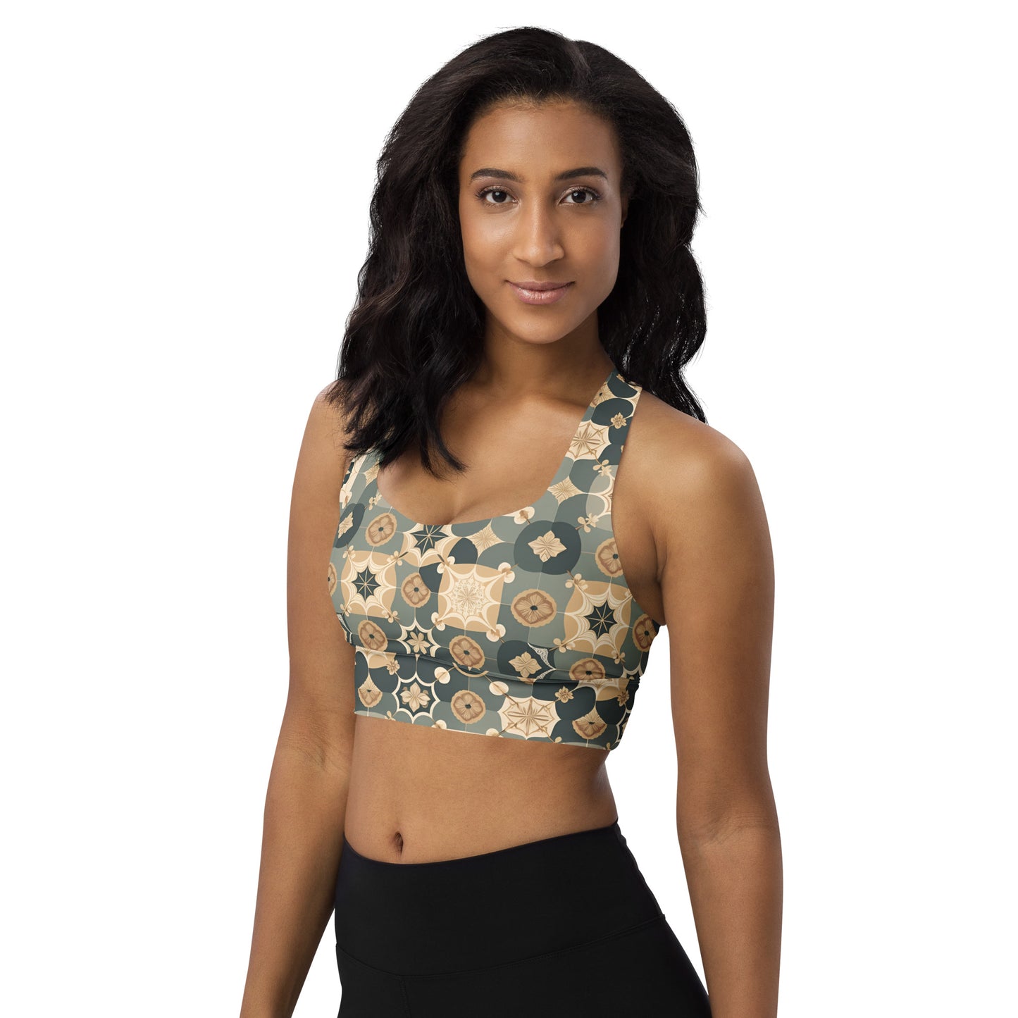 Longline sports bra