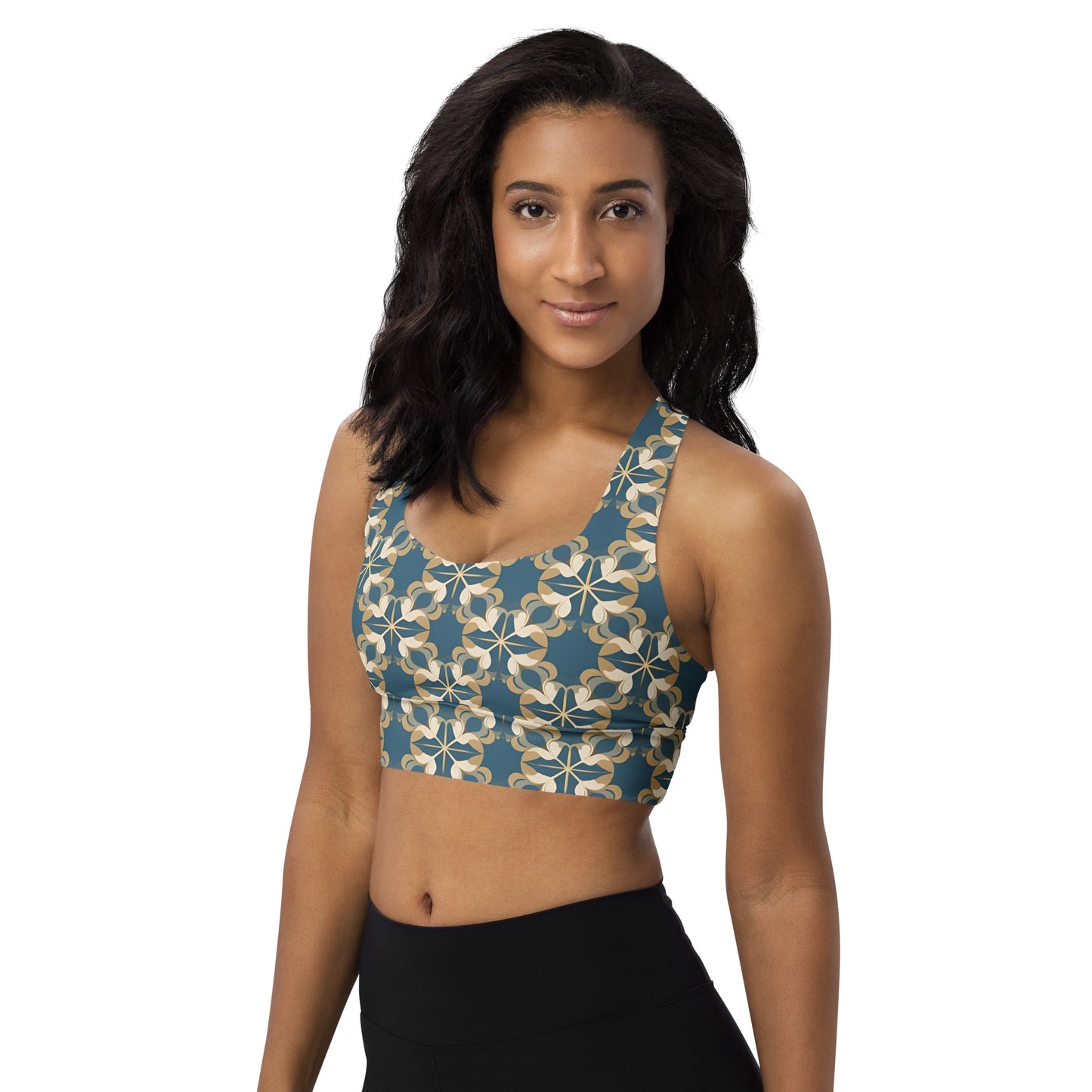 Longline sports bra