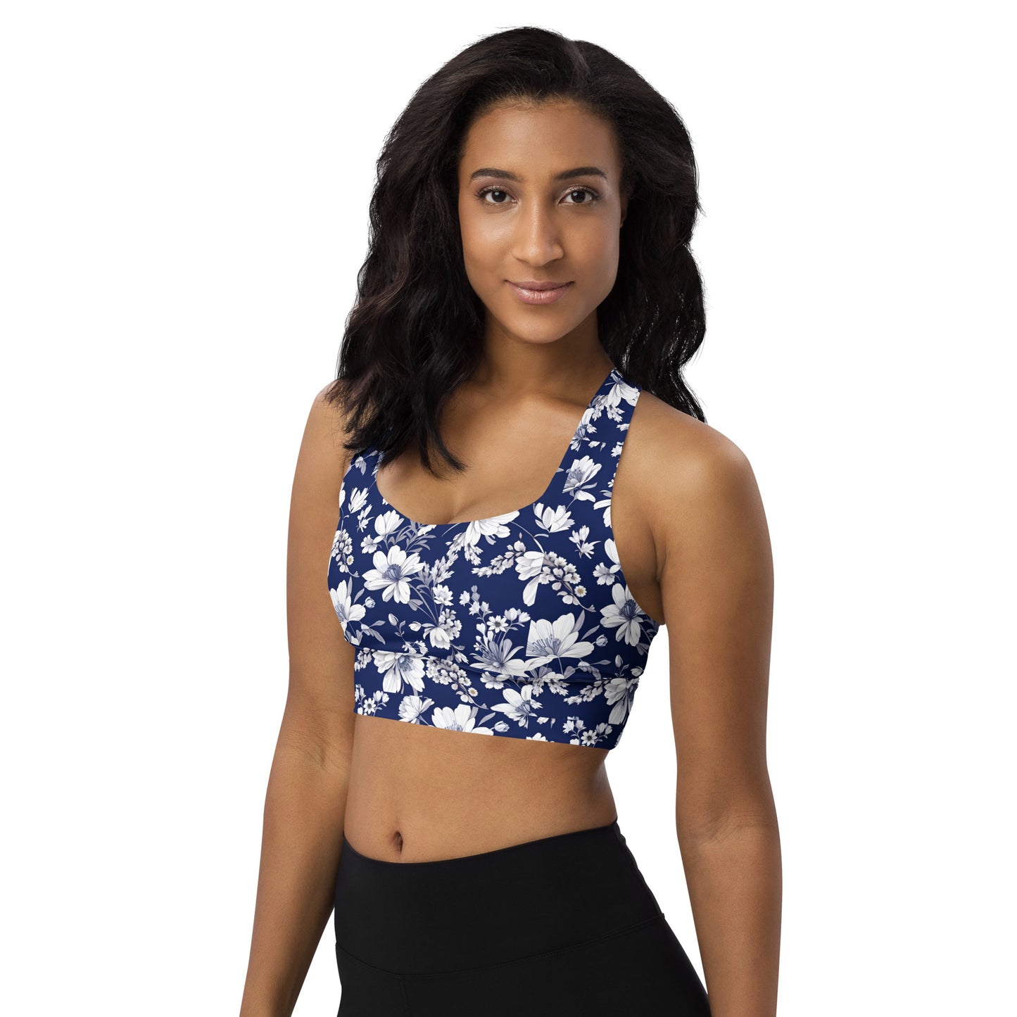 Longline sports bra