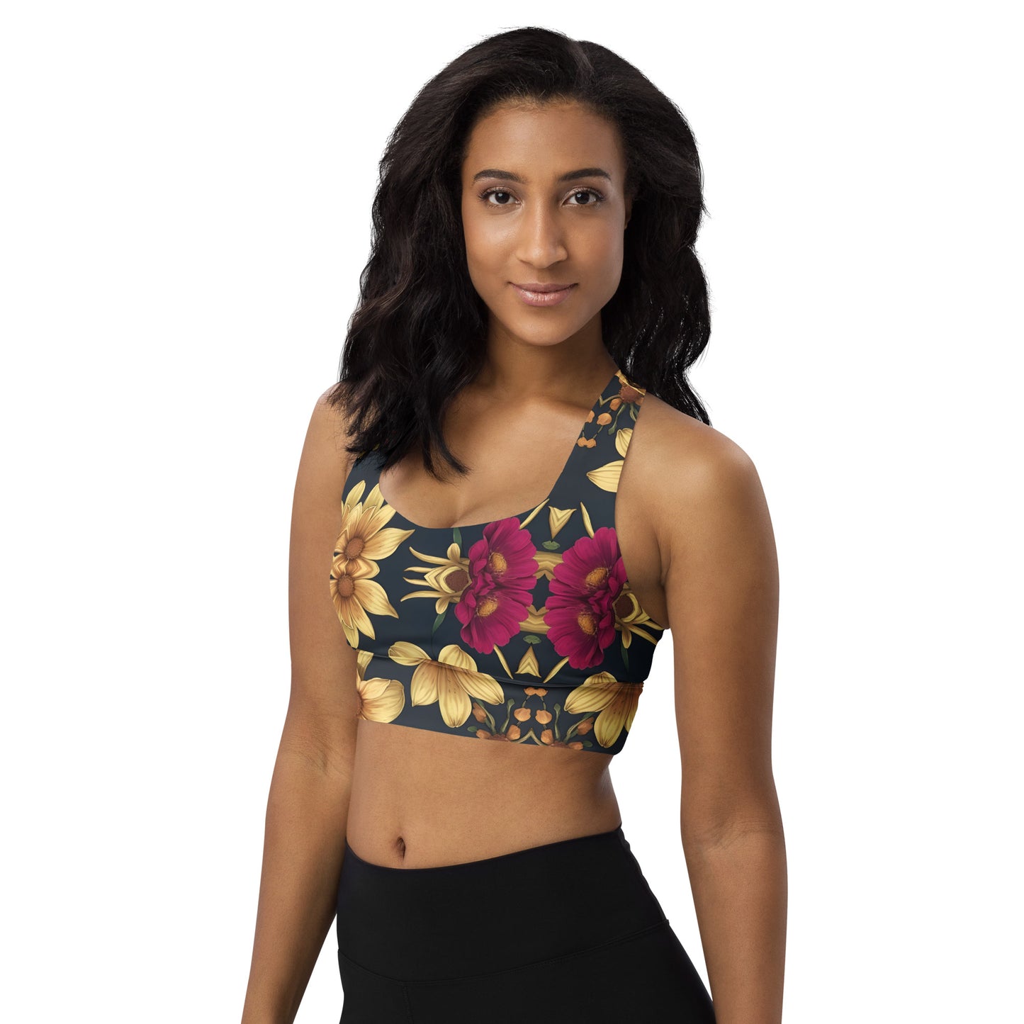 Longline sports bra