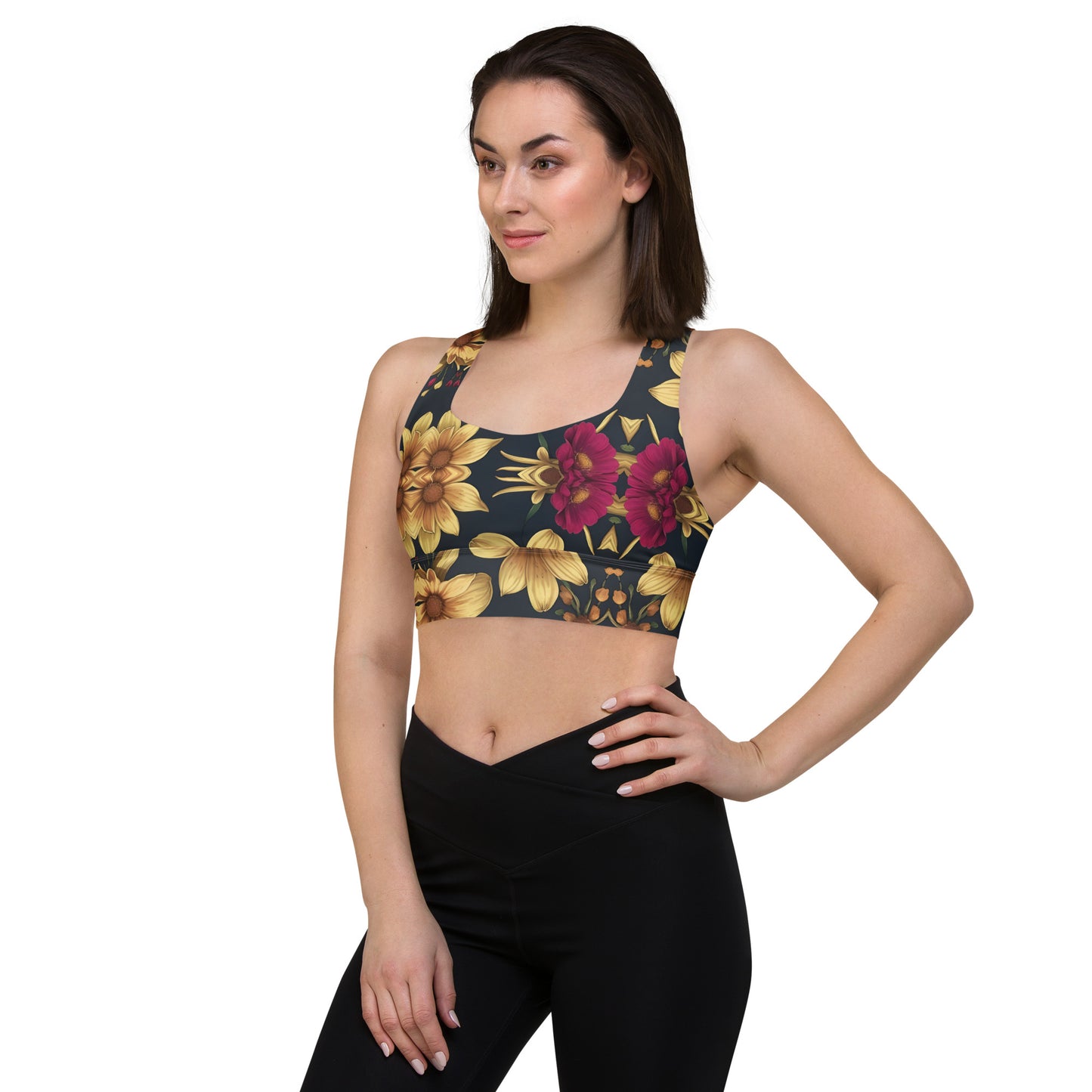 Longline sports bra