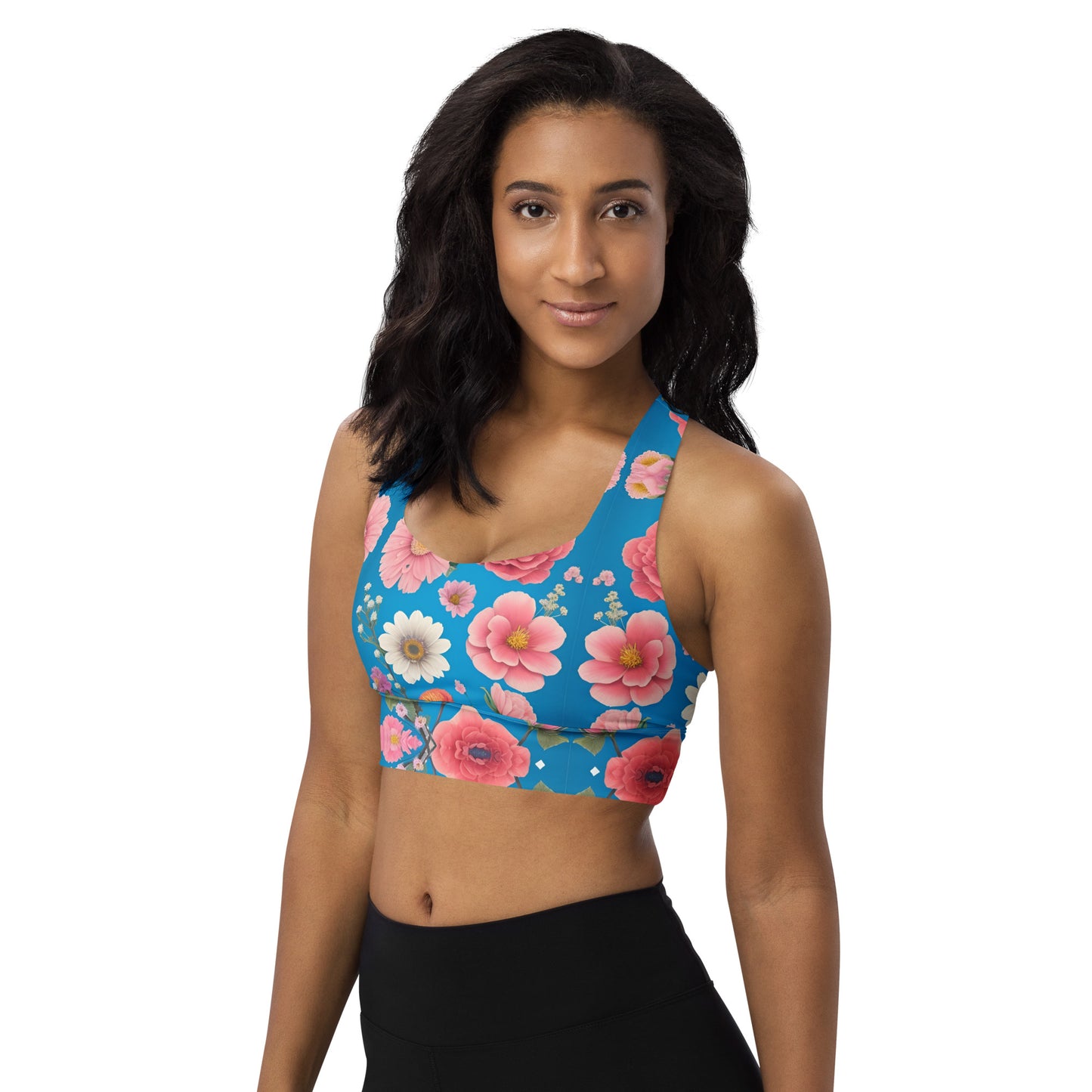 Longline sports bra